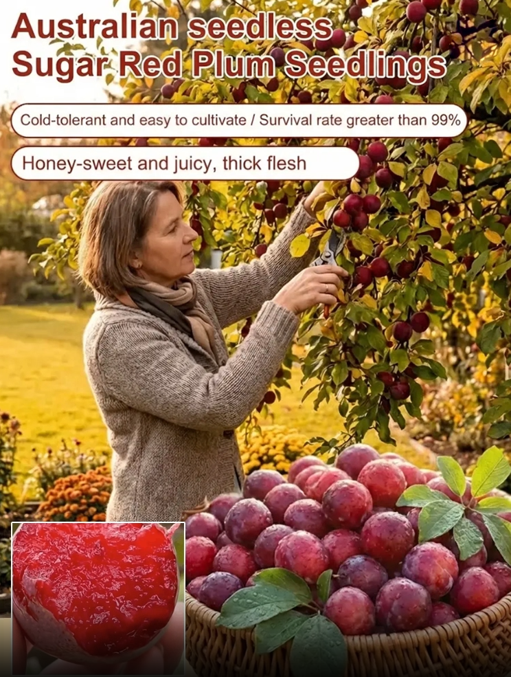 🍎Larger than an Apple, Seedless, Sweet and Juicy, 🥂Plant Now, Enjoy All Year Round