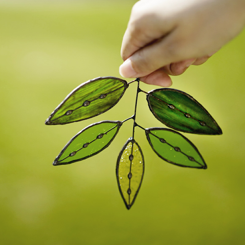 Handcraft Stained Glass Flower - Cloud