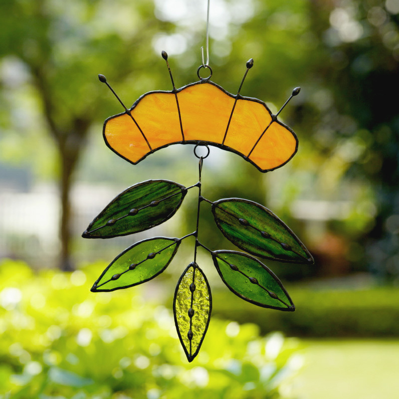 Handcraft Stained Glass Flower - Cloud