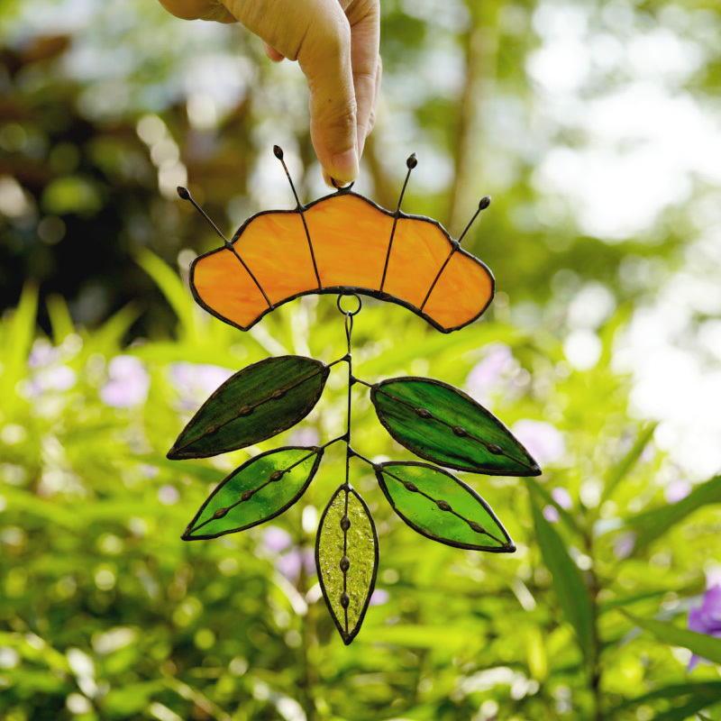 Handcraft Stained Glass Flower - Cloud