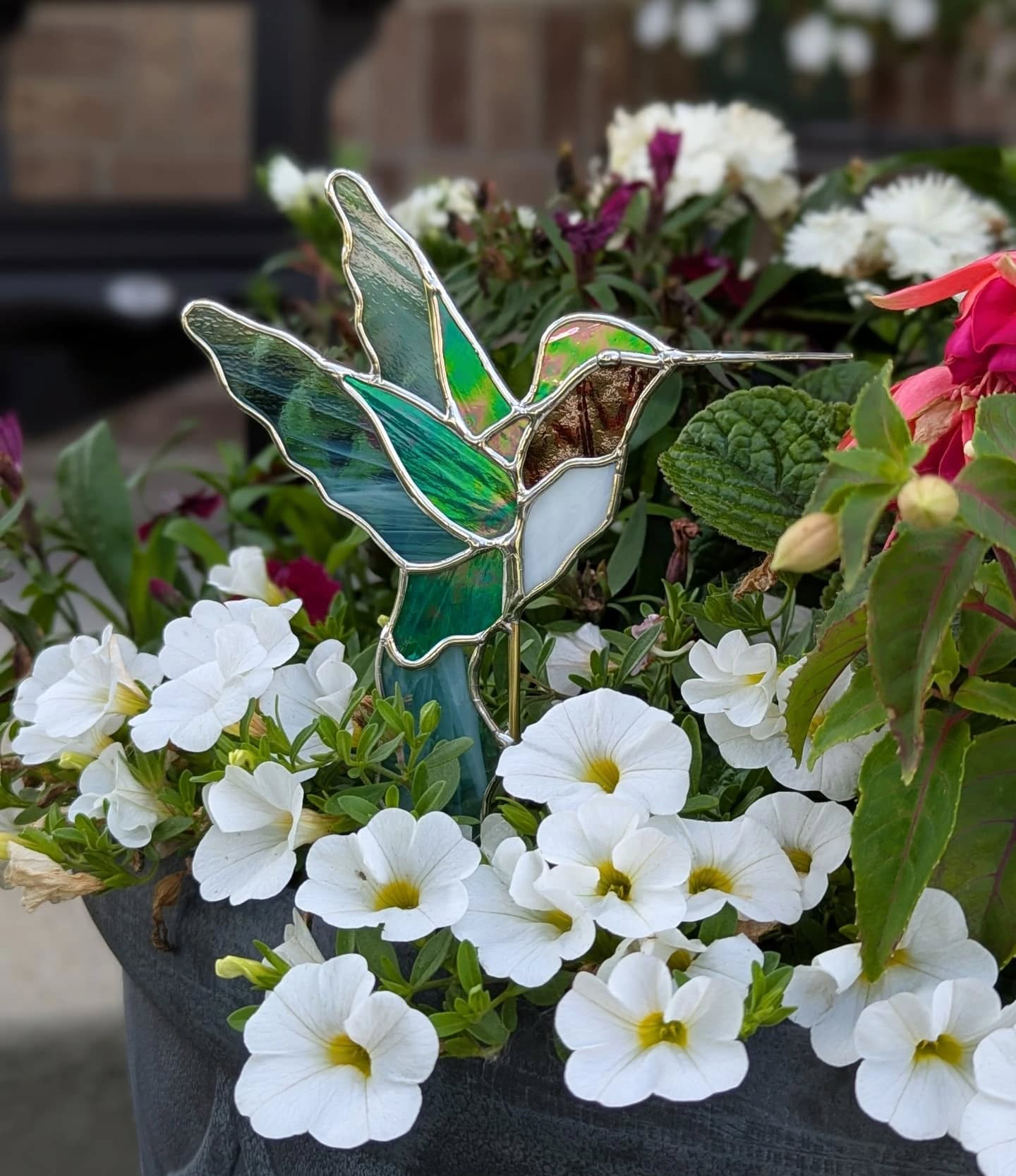 Stained class - Hummingbird Suncatcher