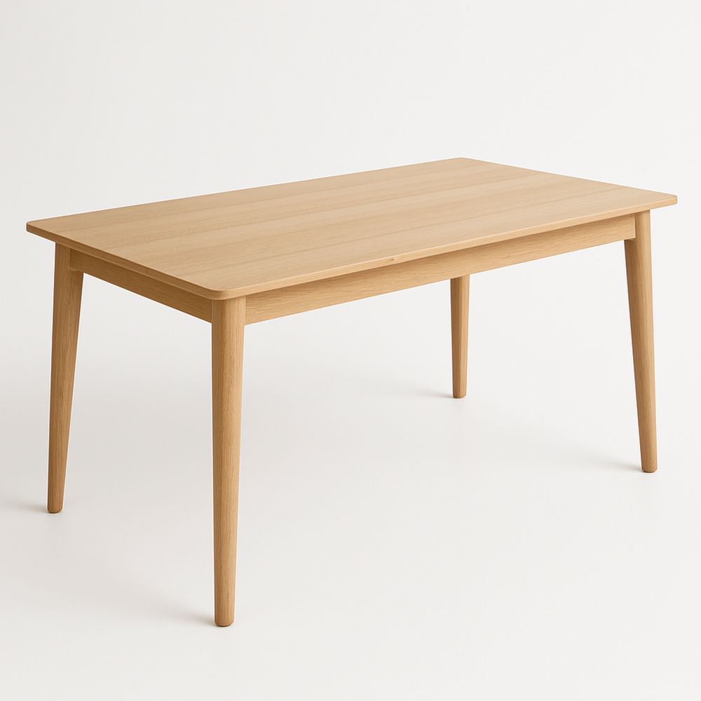 Esstisch Eiche Holz Rechteck 150x90x75 cm