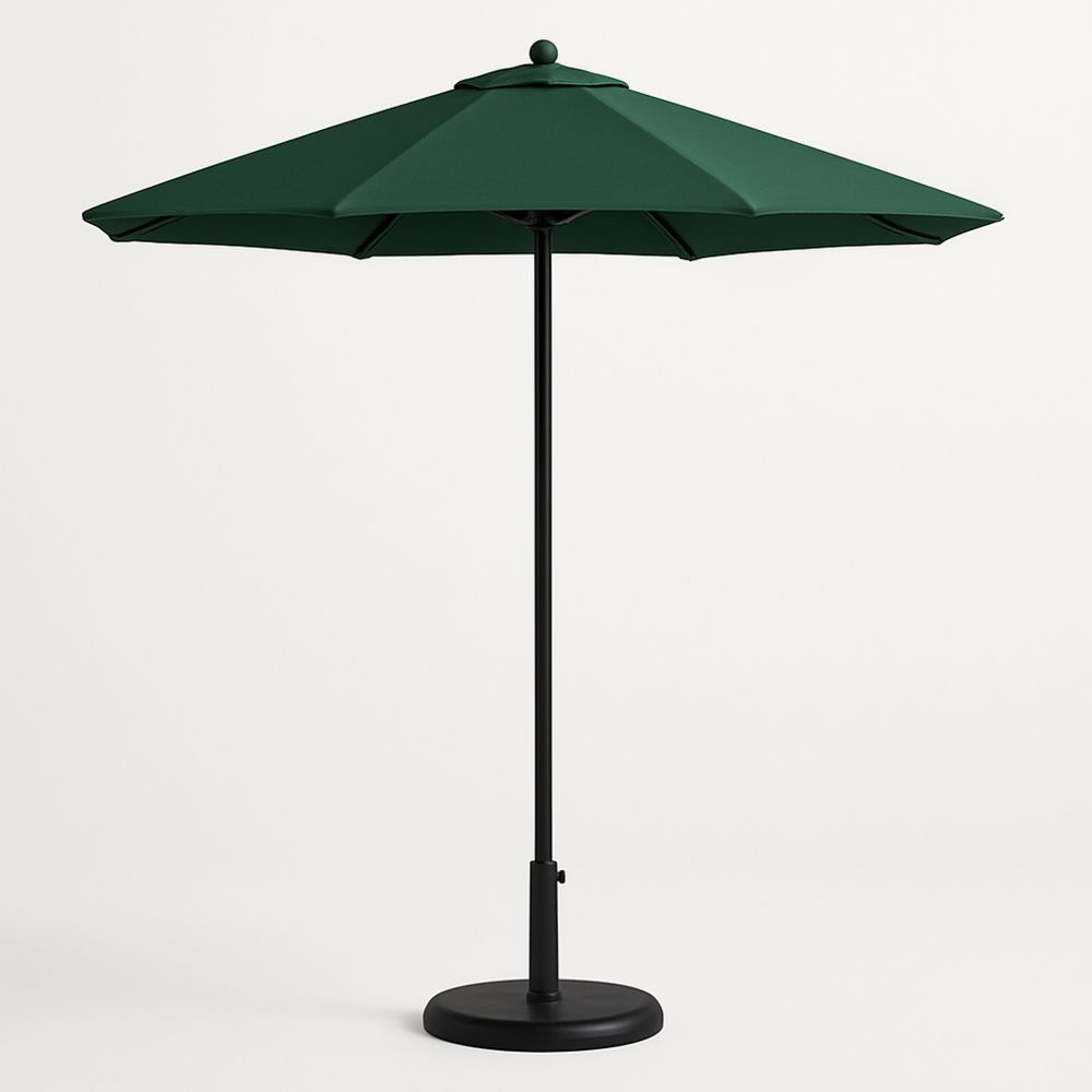 Sonnenschirm Aluminium Polyester 300 cm Dunkelgrün