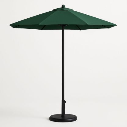 Sonnenschirm Aluminium Polyester 300 cm Dunkelgrün