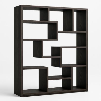 Regal Holz Dunkelbraun 180x150x35 cm