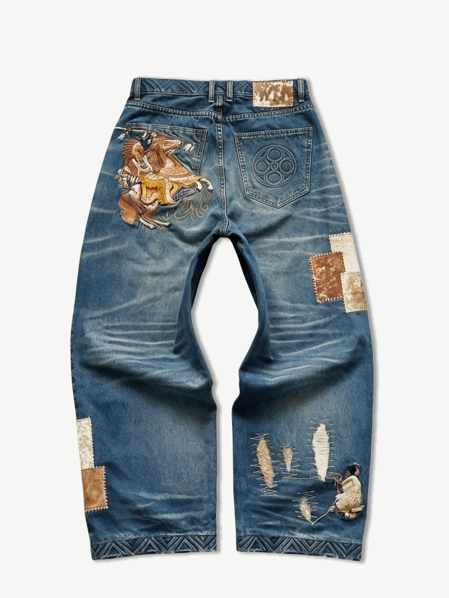 EMBROIDERY JEANS