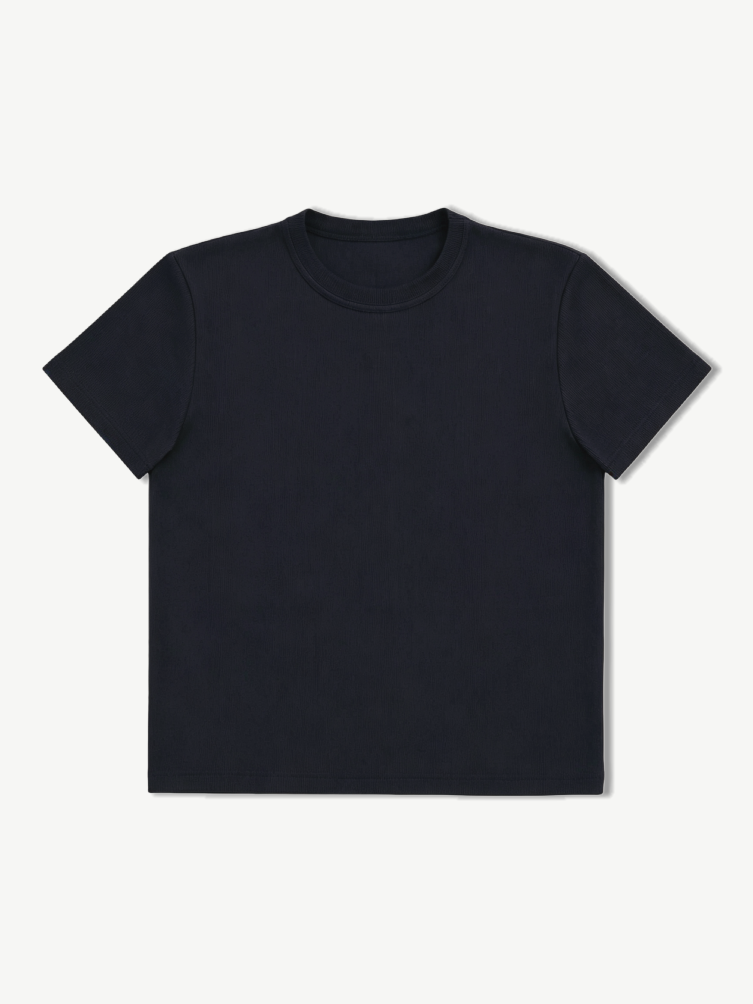 Ribbed t-shirt (white)