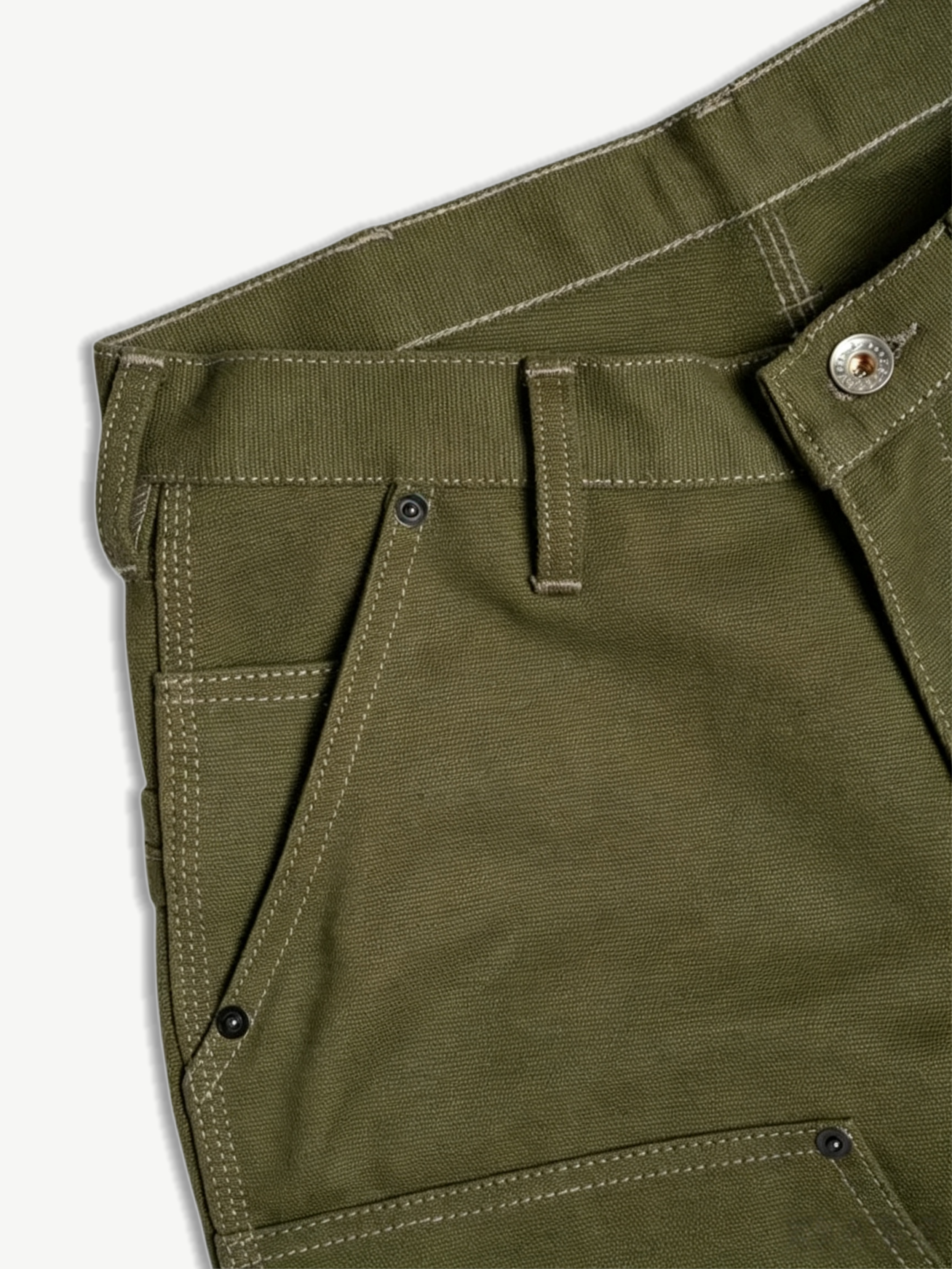 MULTI-POCKET CANVAS PANTS - 17 Oz DUCK CANVAS