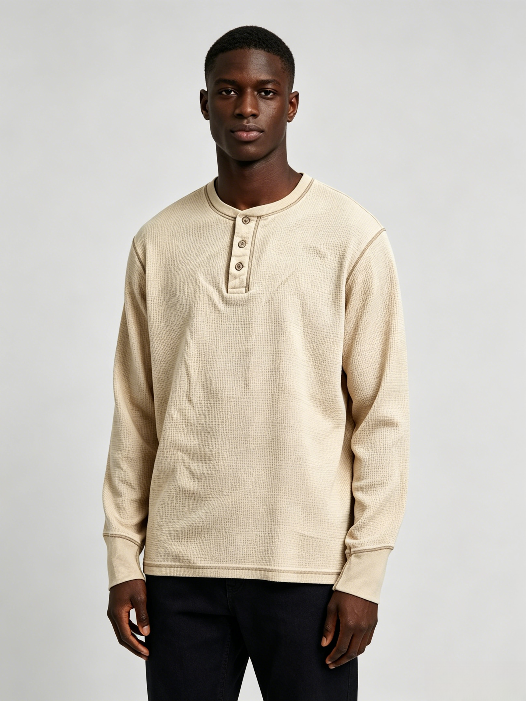 BUTTON PLACKET HENLEY