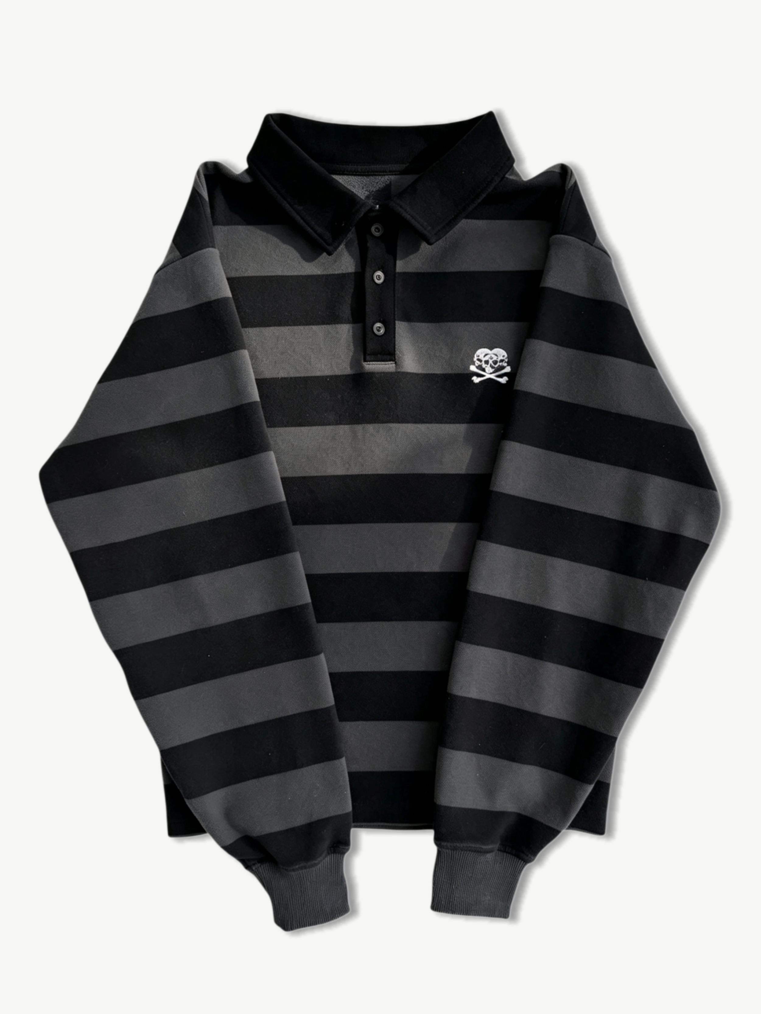 “Reject” Long Sleeve Polo