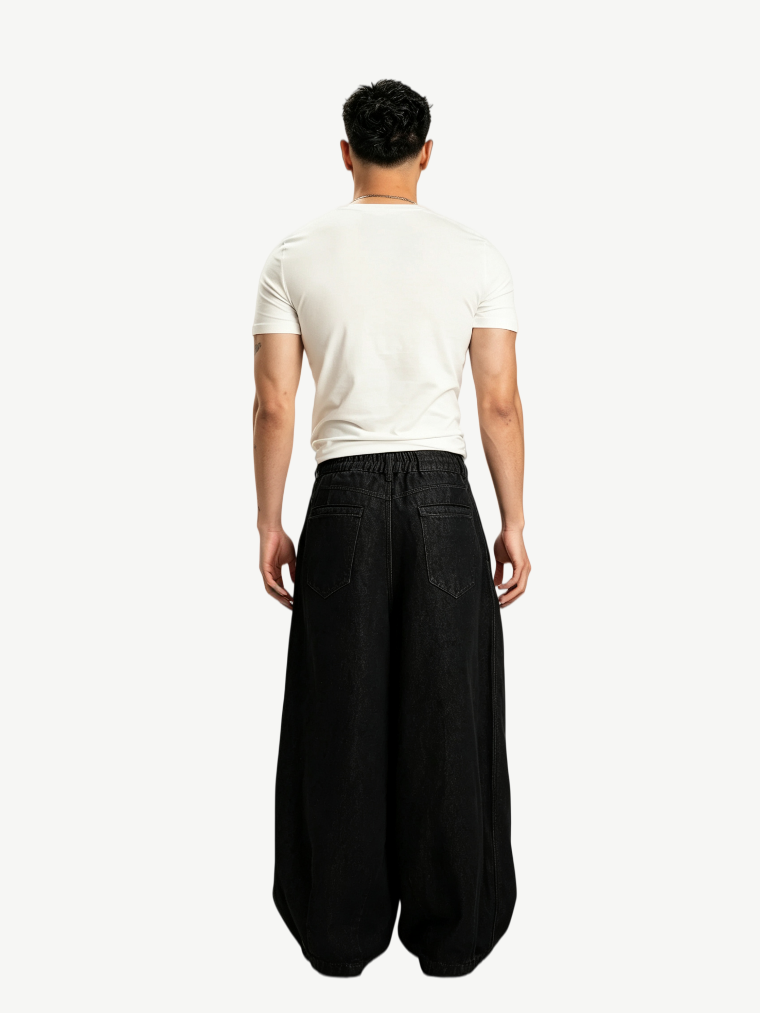 Balloon Denim Jeans | Black