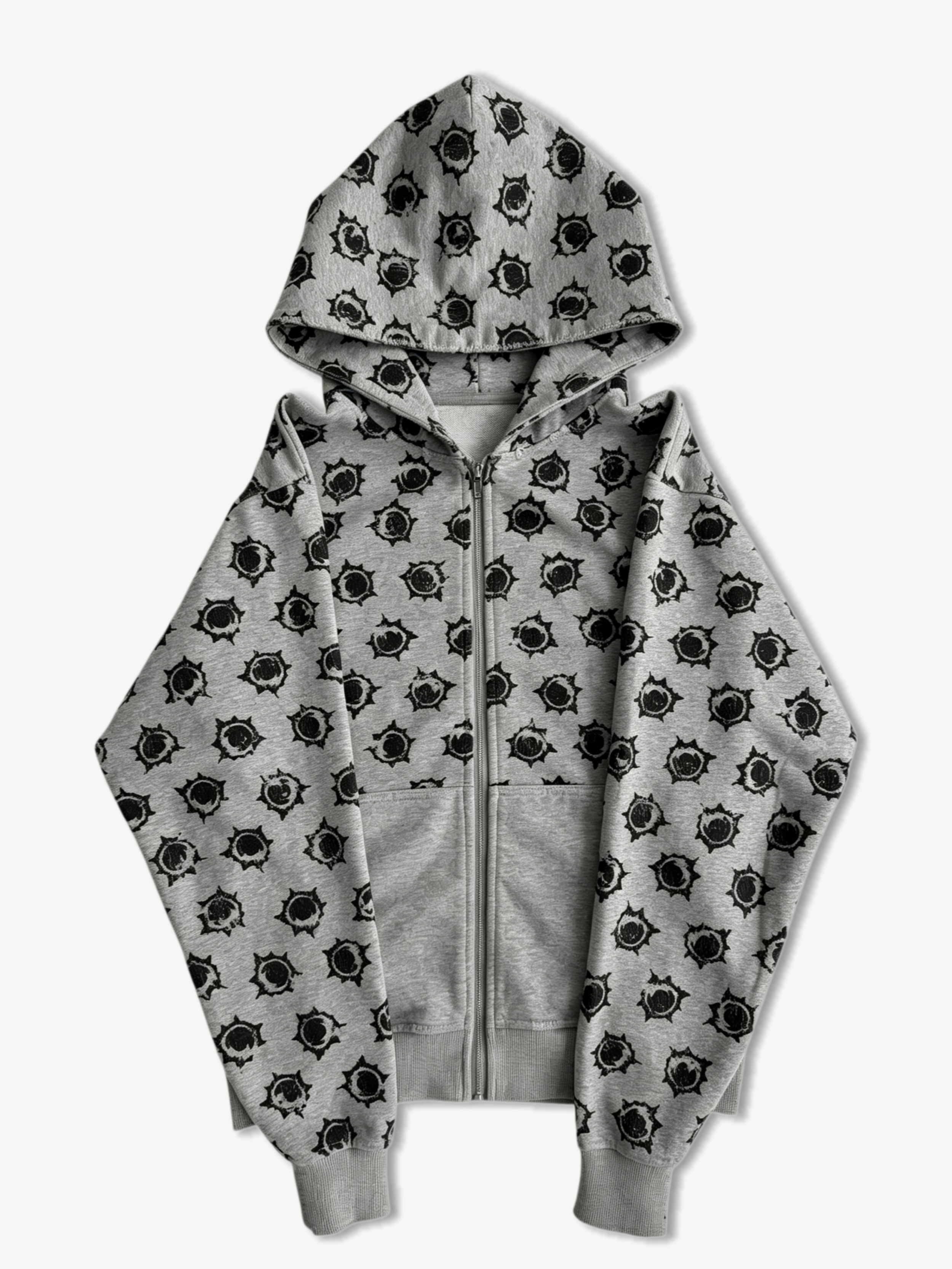 “Bullet Hole” Zip up Hoodie