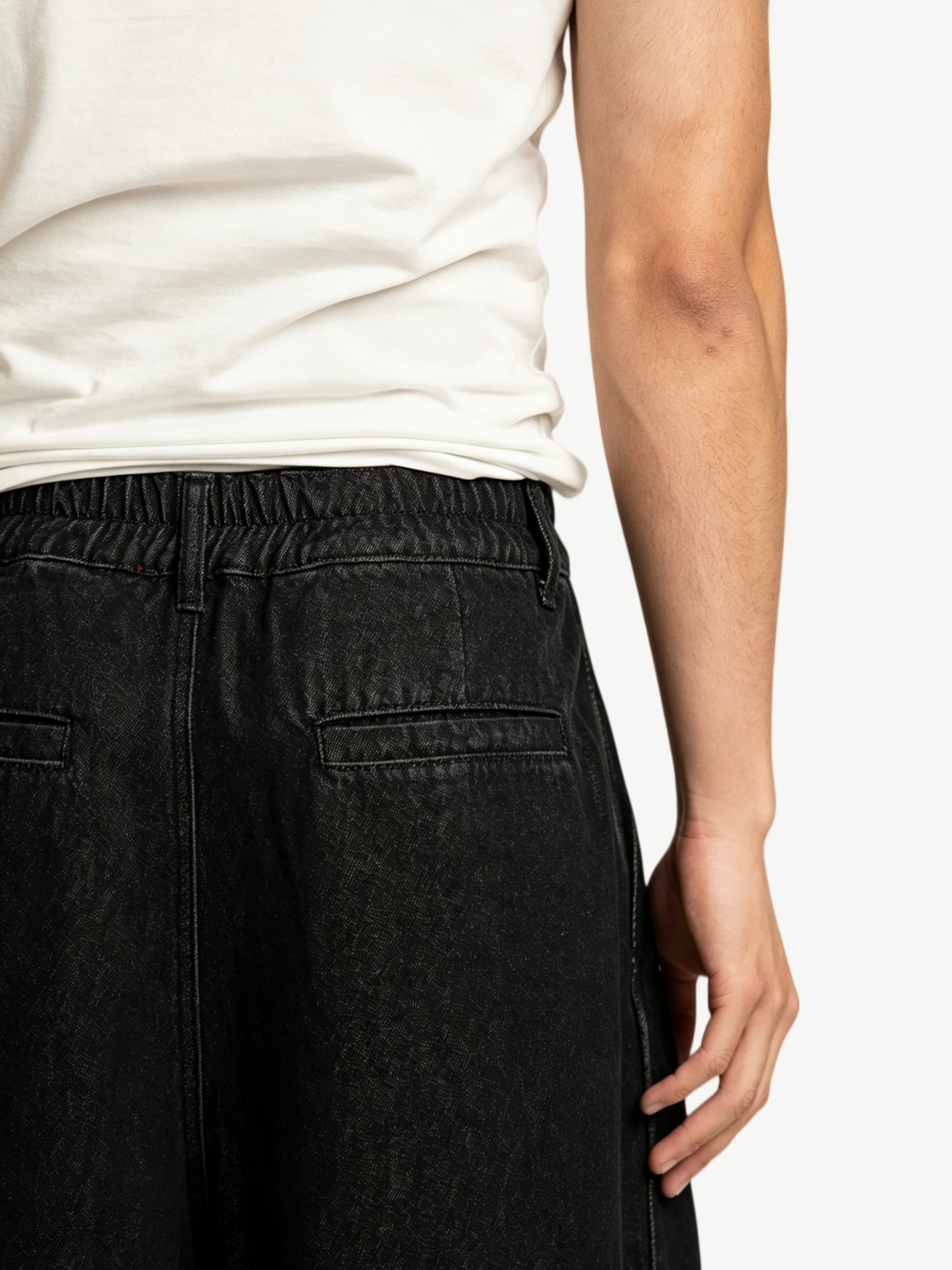 Balloon Denim Jeans | Black