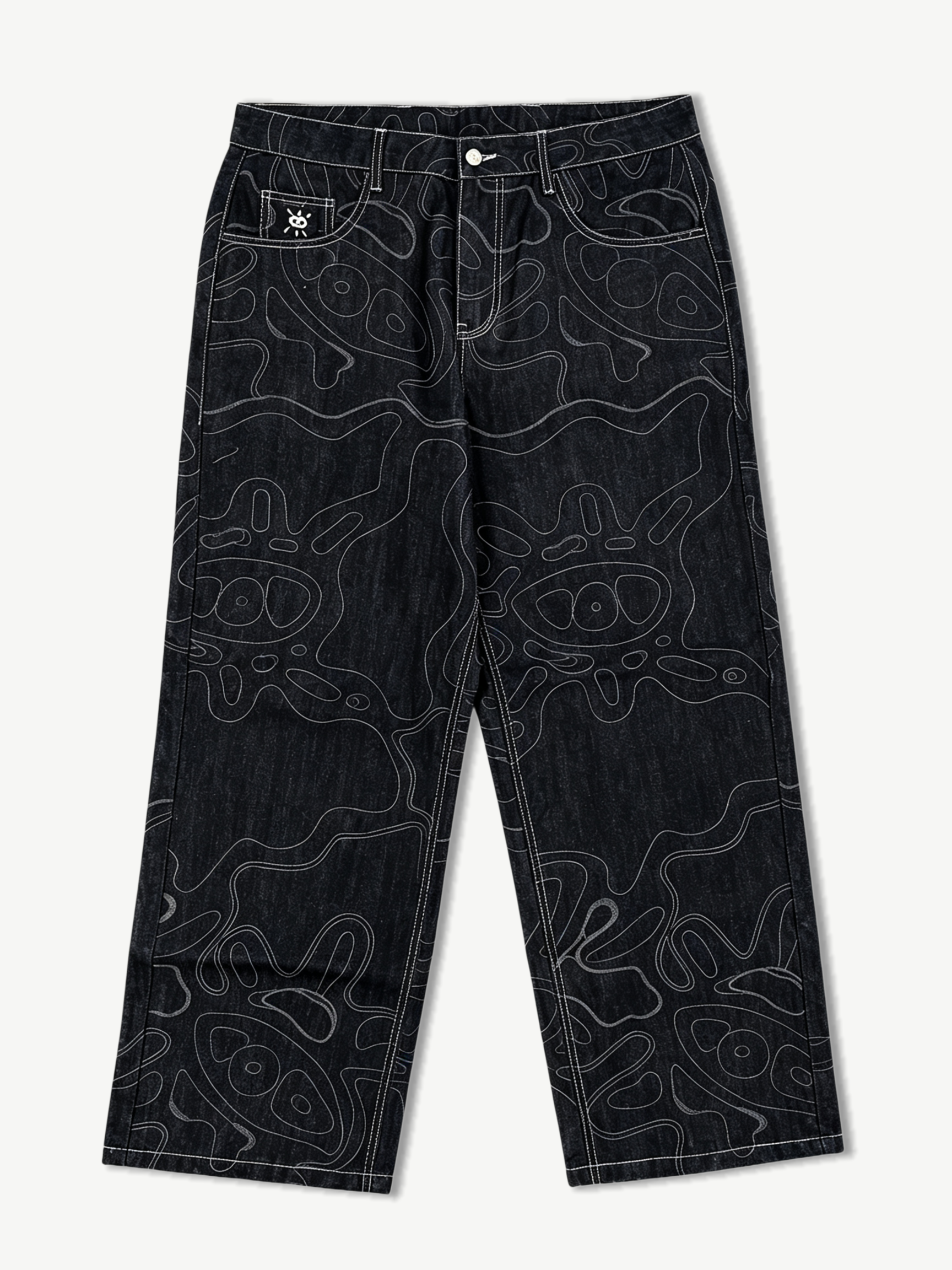 LASER FLOW DENIM JEANS