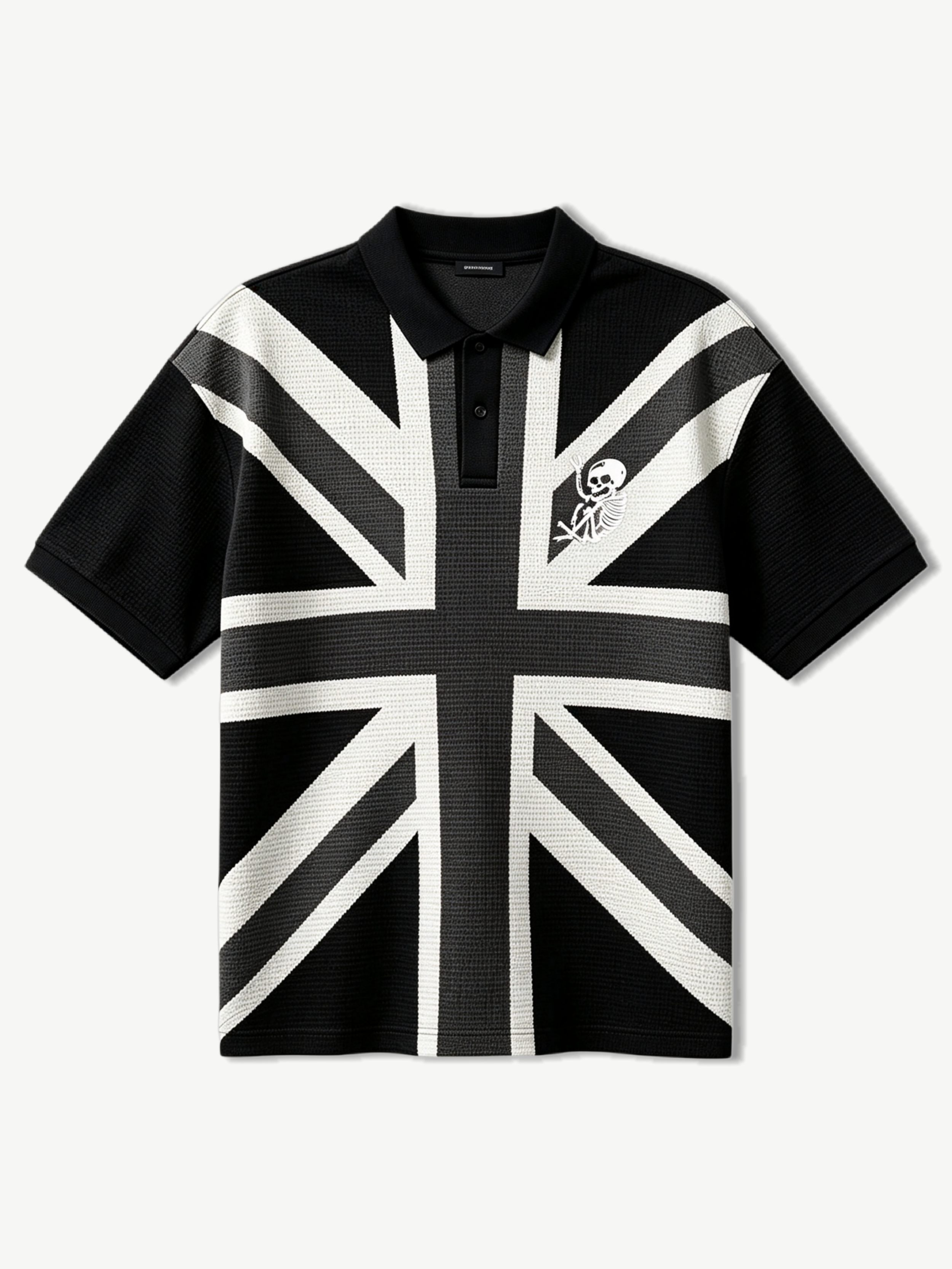 SKULL KNIT POLO