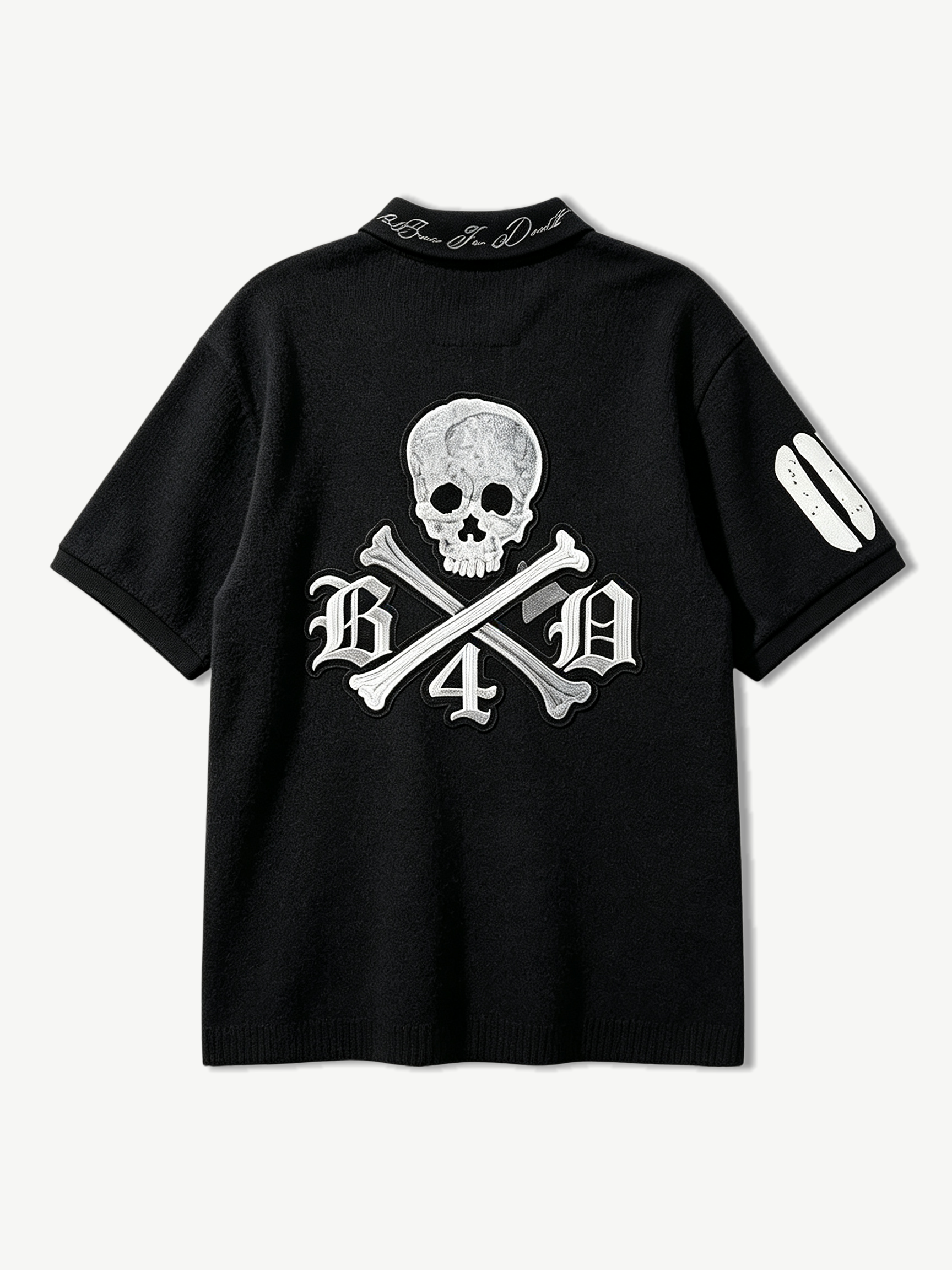 SKULL KNIT POLO