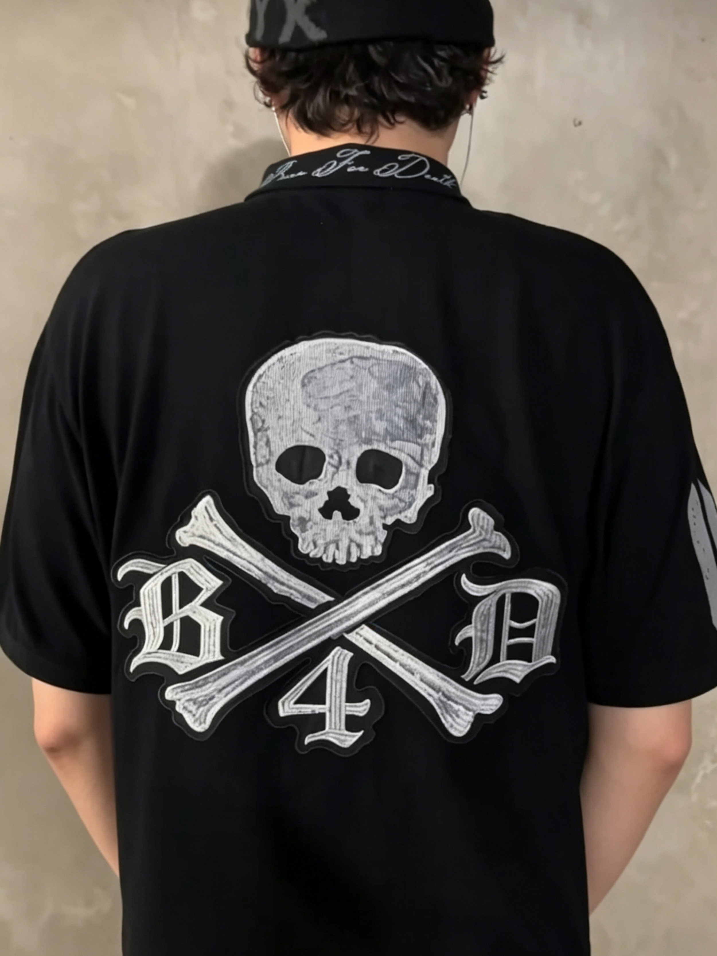 SKULL KNIT POLO
