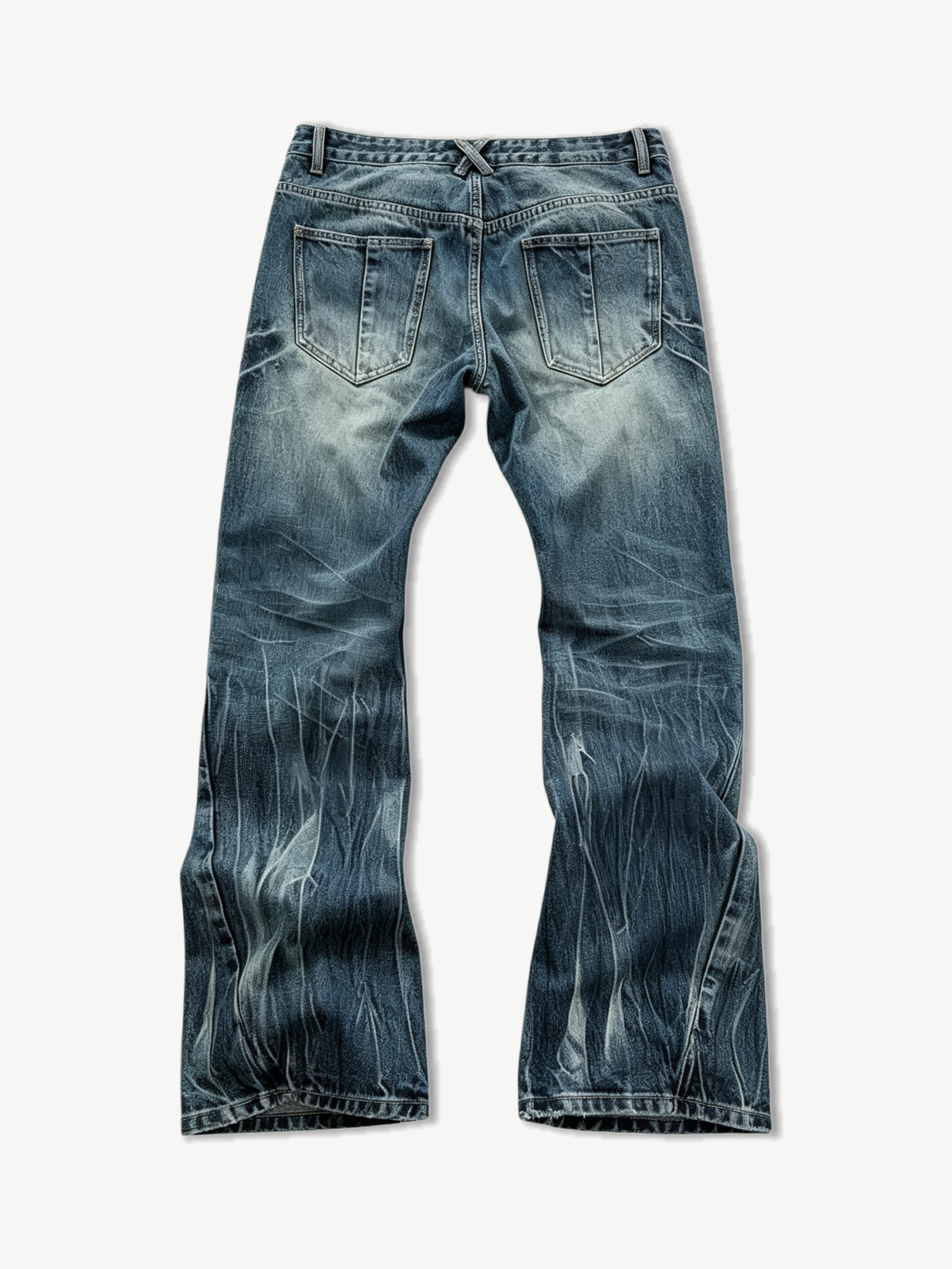 WASHED RIPPLE DENIM