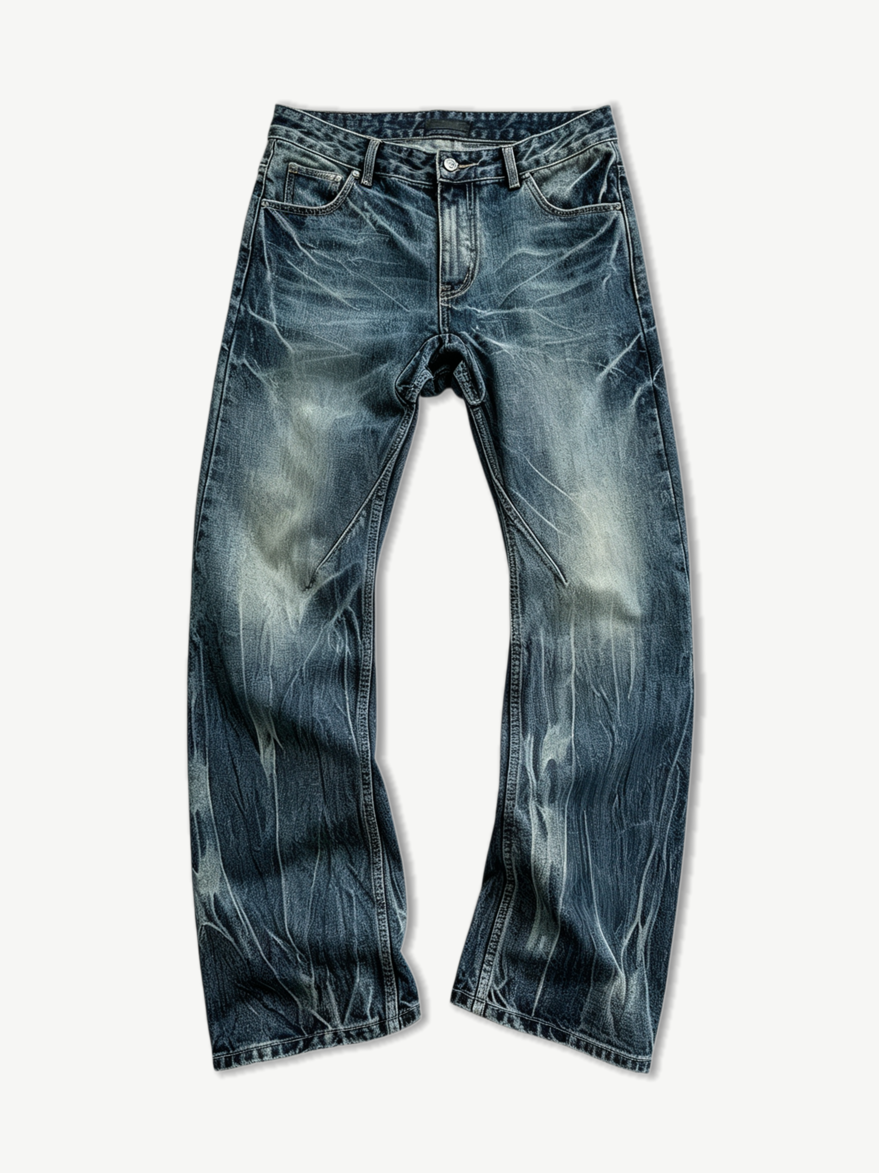 WASHED RIPPLE DENIM