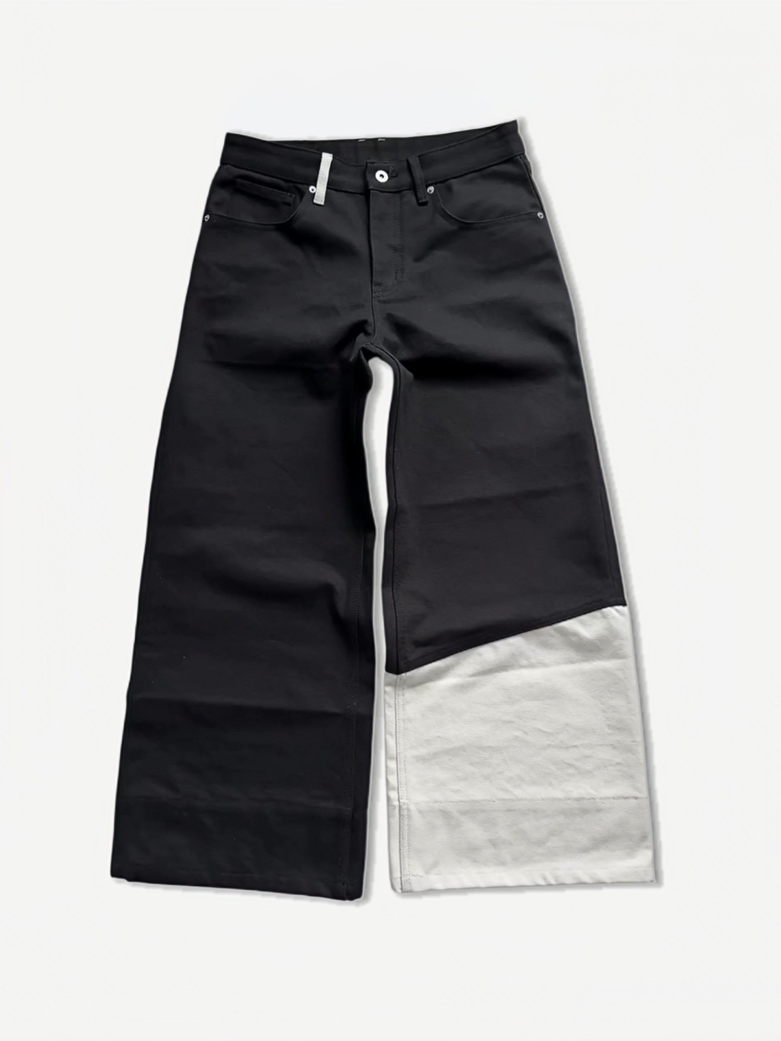 OSCURO STRAIGHT-WIDE LEG CANVAS PANTS