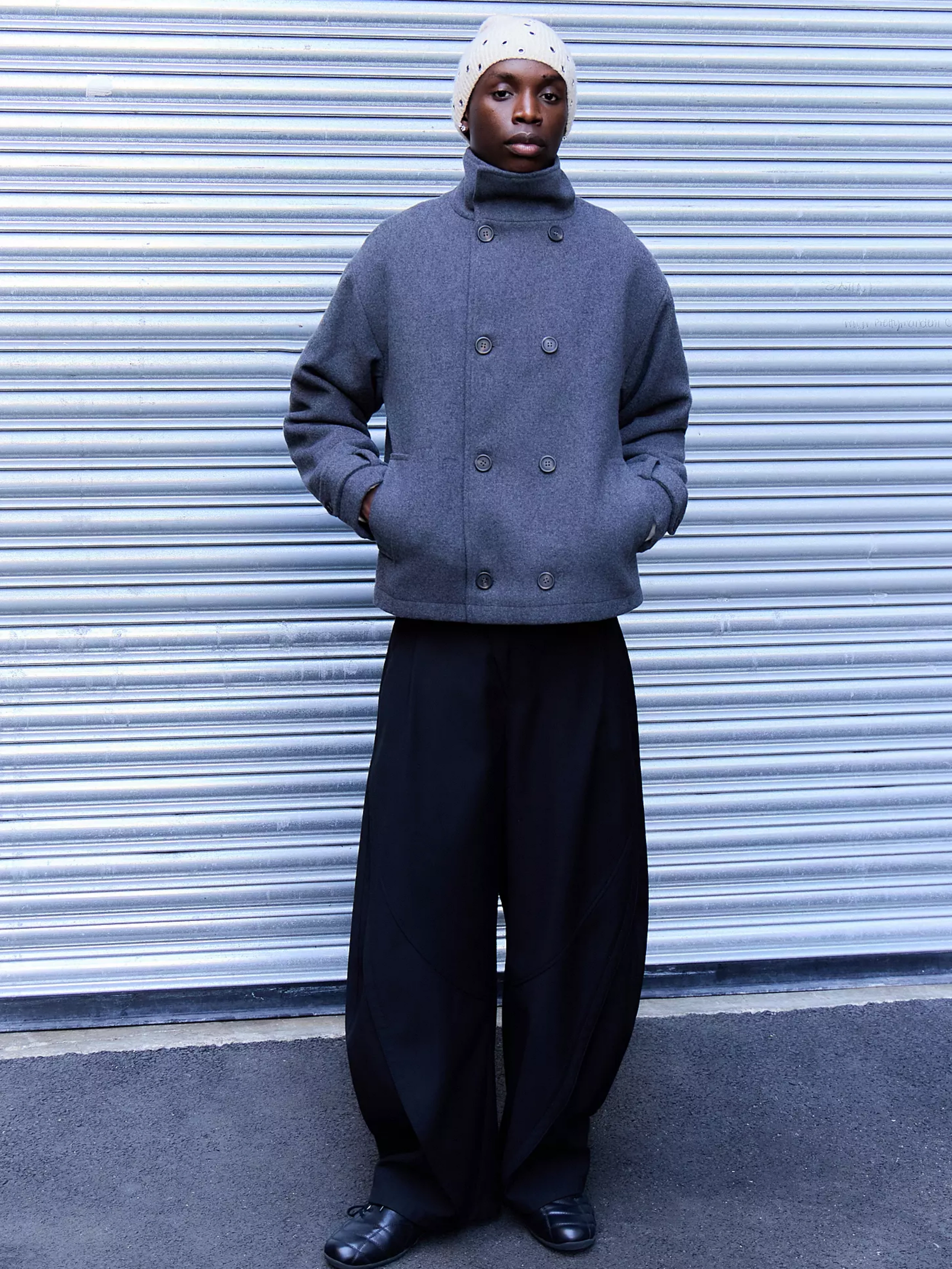 Double-Breasted Wool Jacket