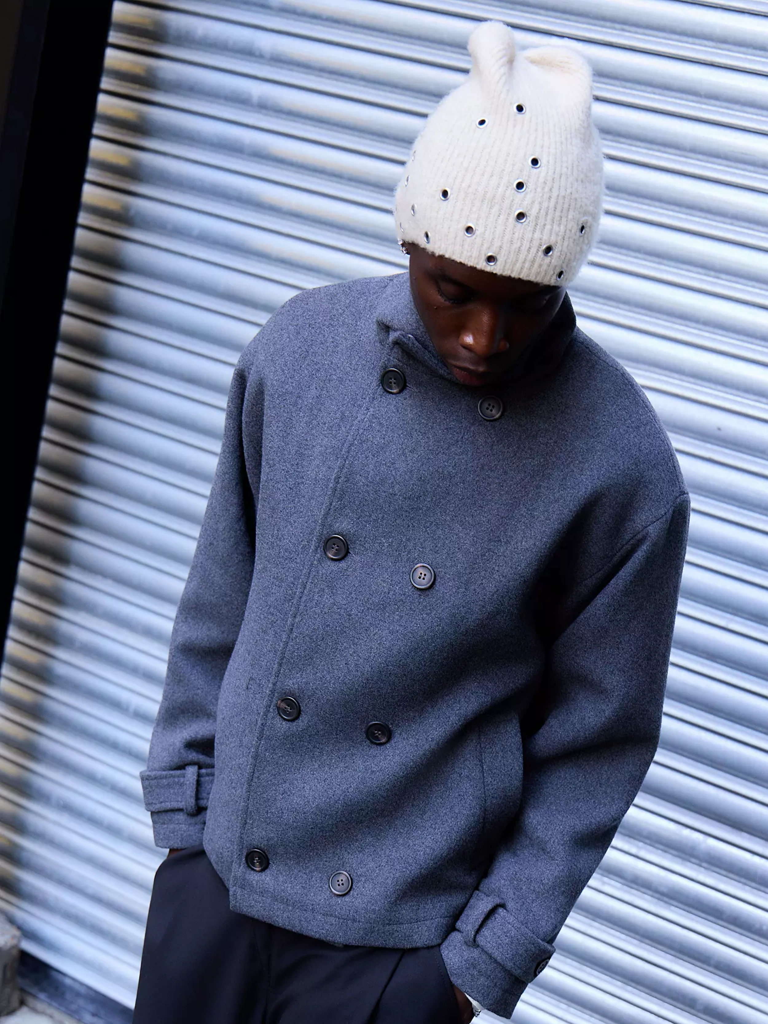 Double-Breasted Wool Jacket