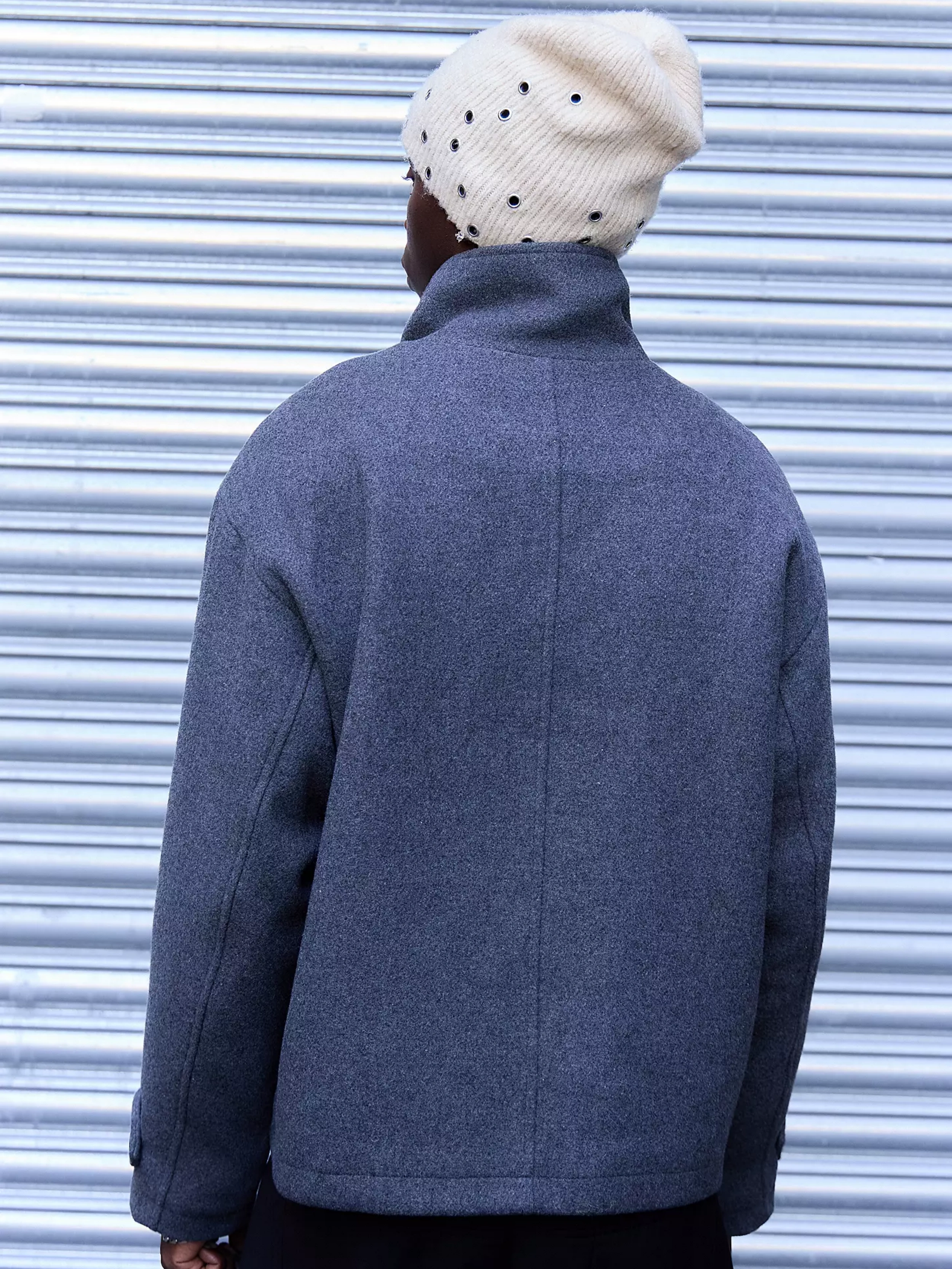 Double-Breasted Wool Jacket