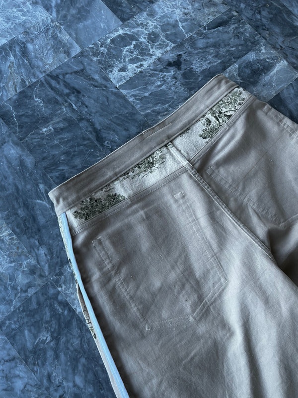 11OZ STRUCTURED PLEATED TROUSERS