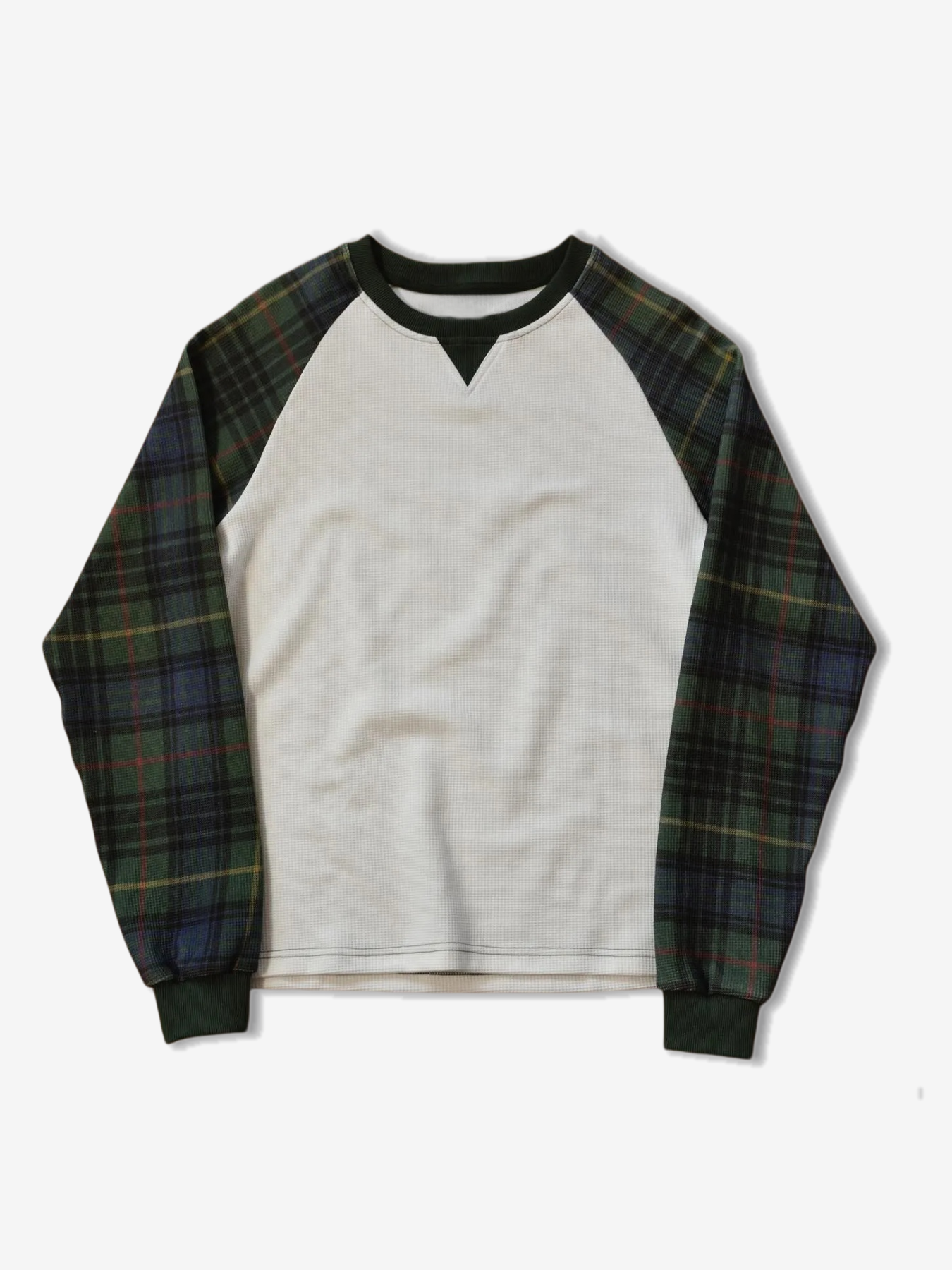WAFFLE PATCHWORK LONG SLEEVE 