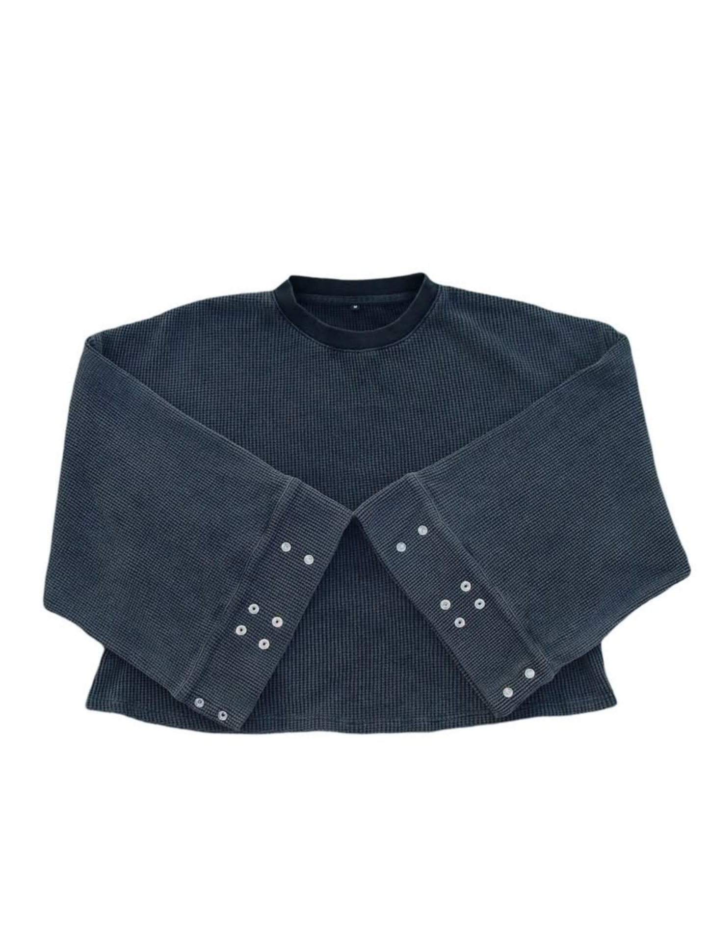 WIDE-CUFF WAFFLE LONG SLEEVE