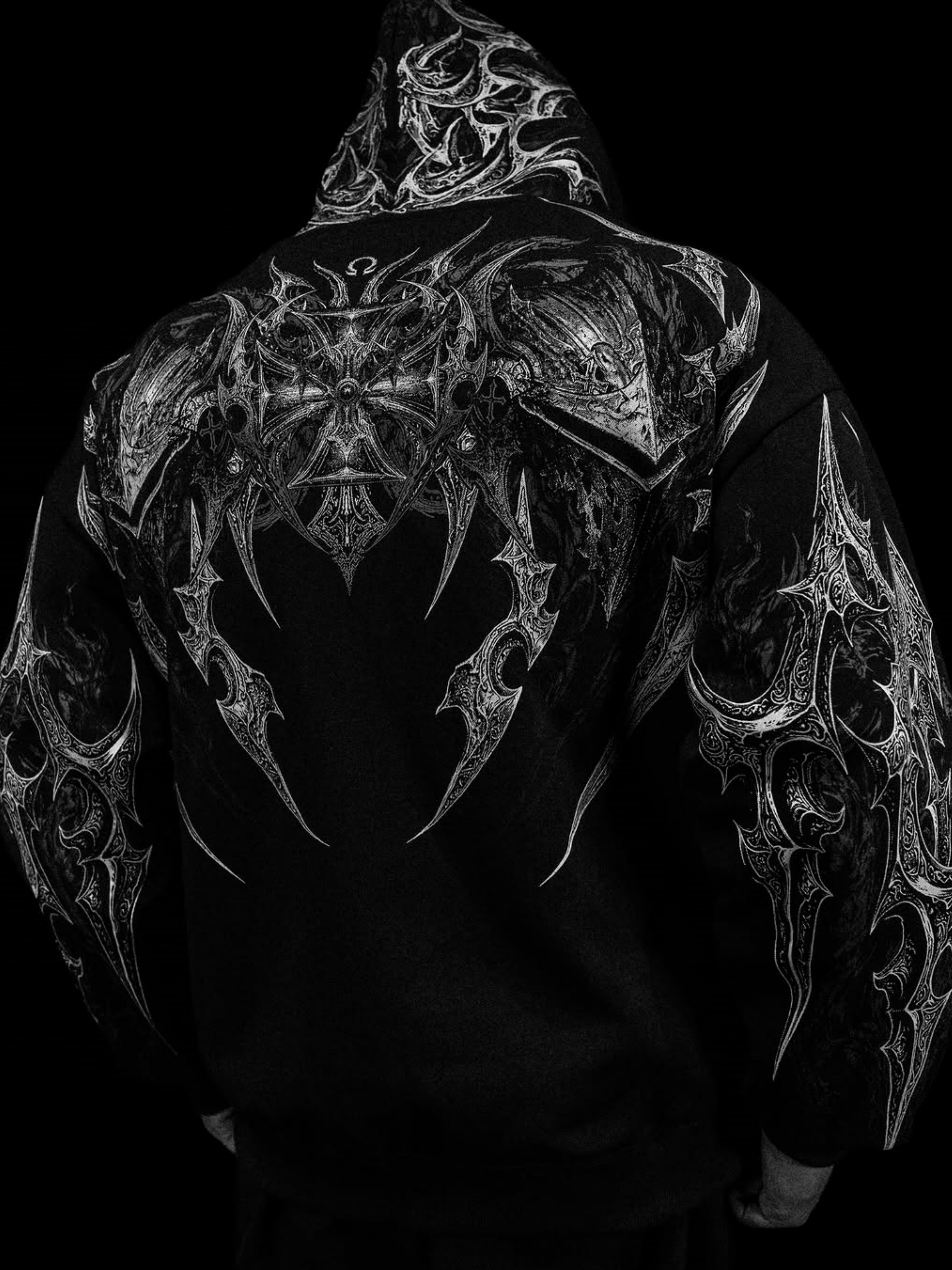 BERSERKER OVERSIZED ZIP-UP HOODIE