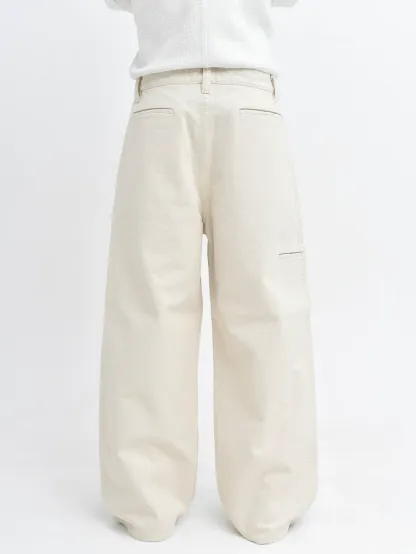 OKAYAMA PLEATED WIDE-LEG PANTS