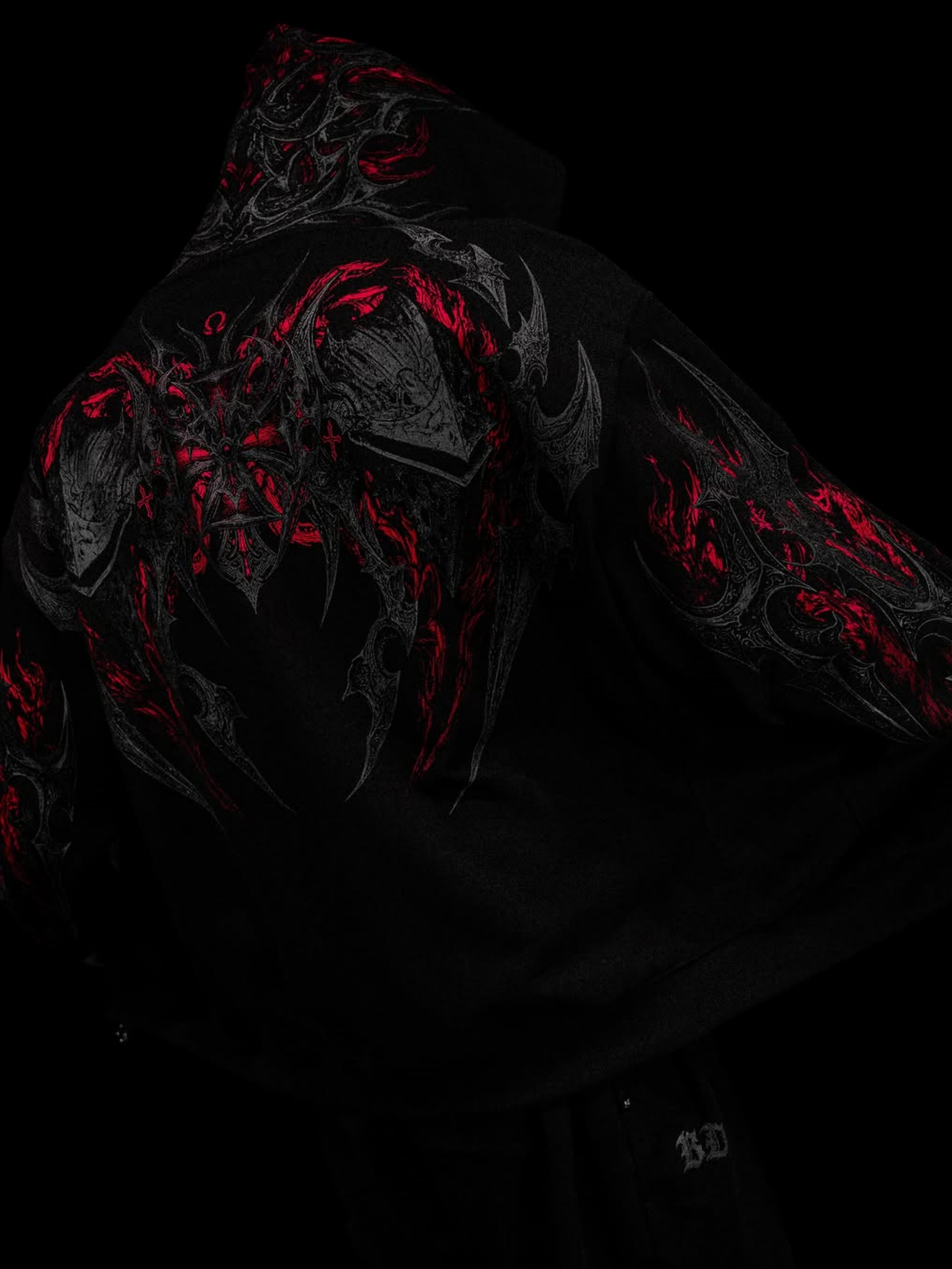 BERSERKER OVERSIZED ZIP-UP HOODIE