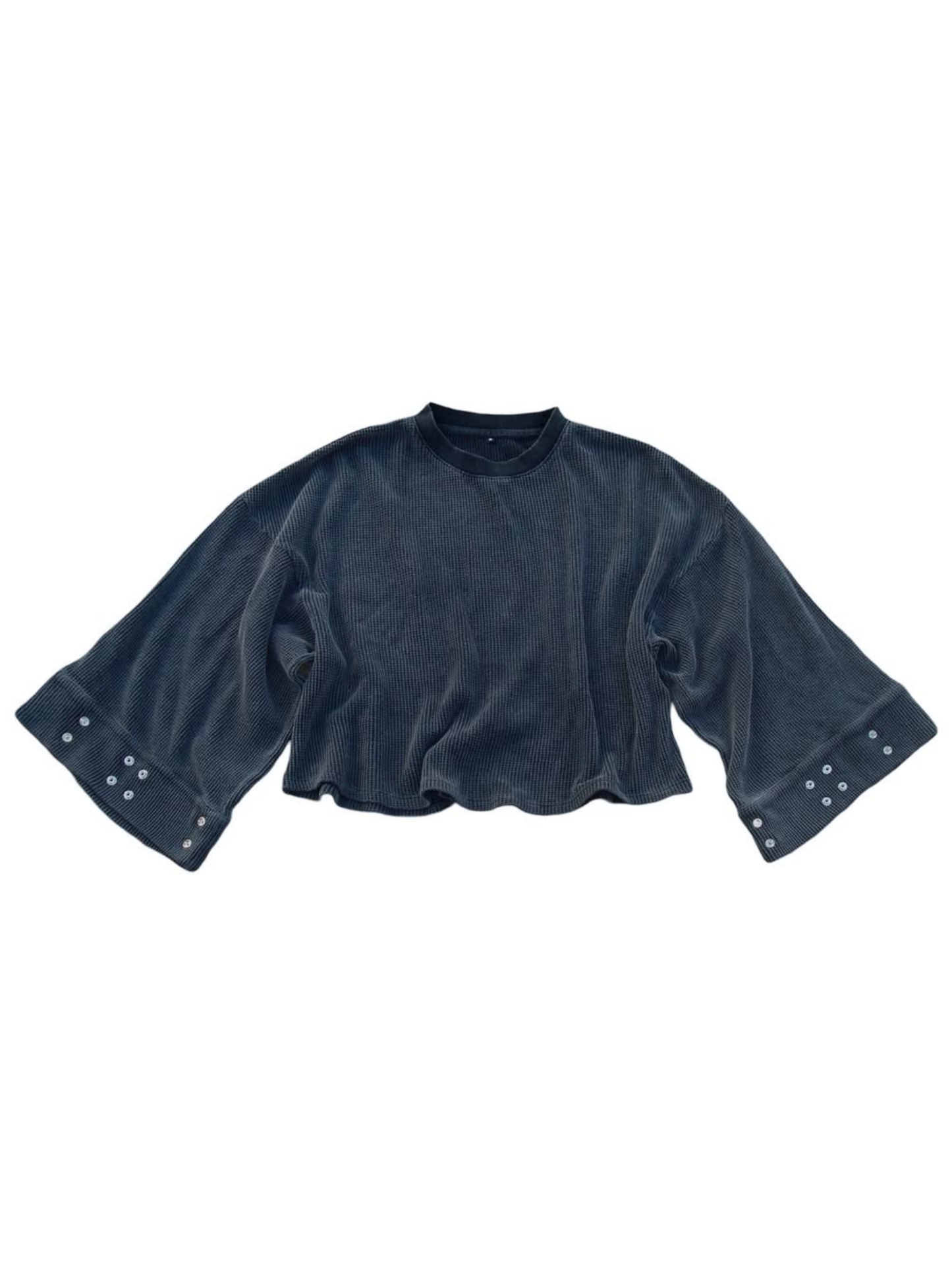 WIDE-CUFF WAFFLE LONG SLEEVE