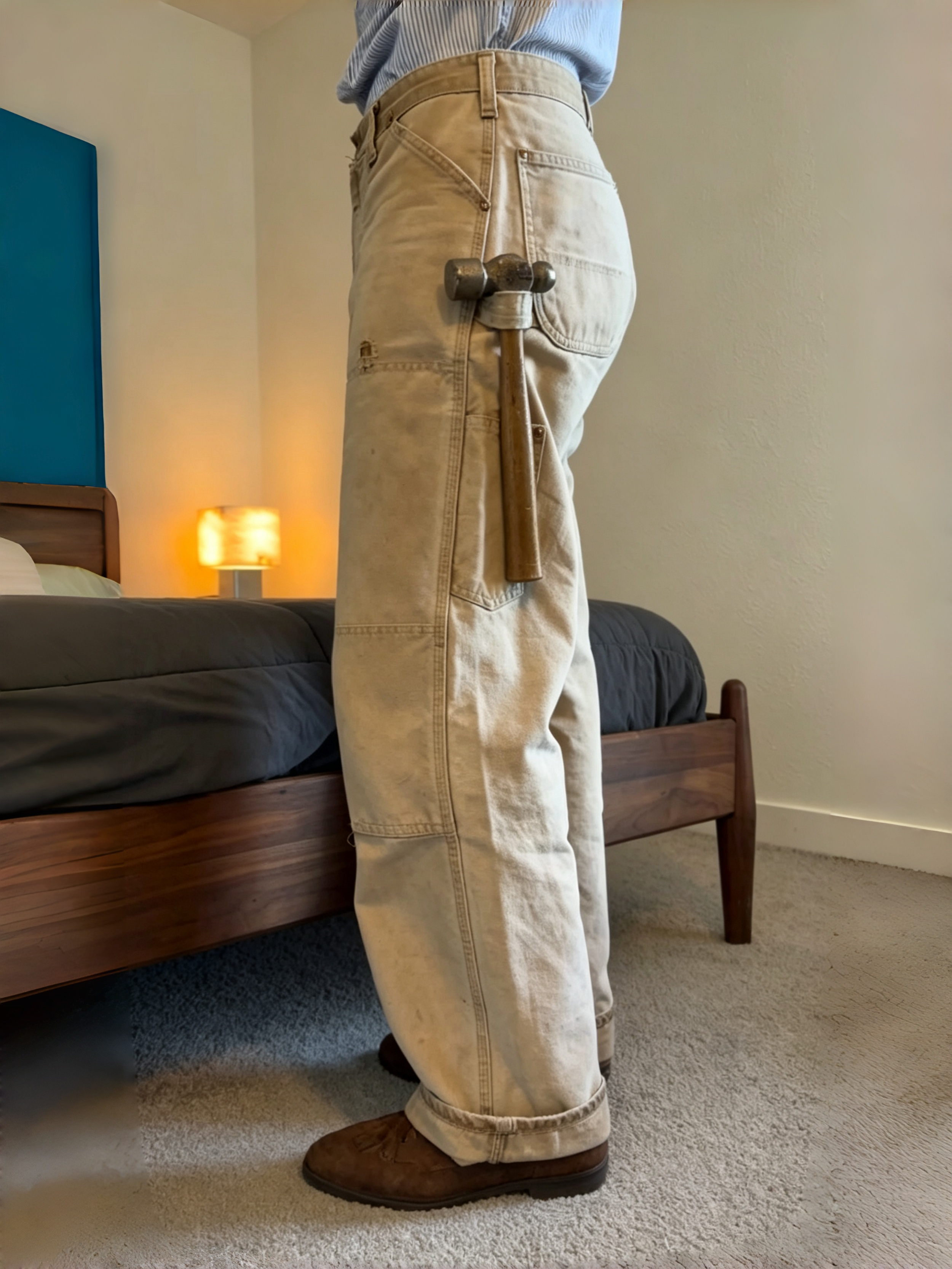 1880s-INSPIRED CANVAS TROUSERS