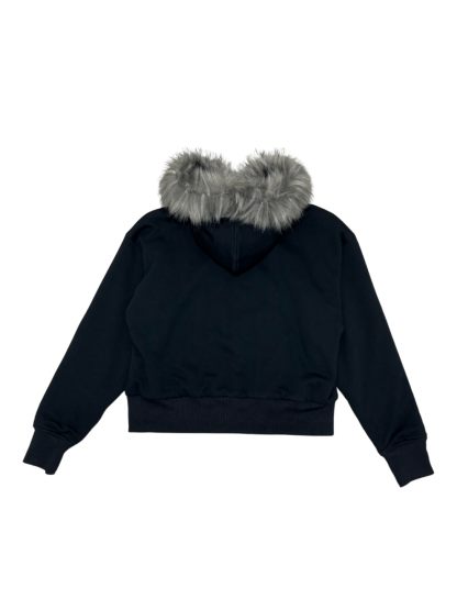 FUR ZIP HOODIE