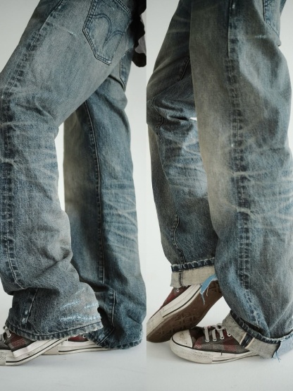 LOW RISE “SLATE” DENIM