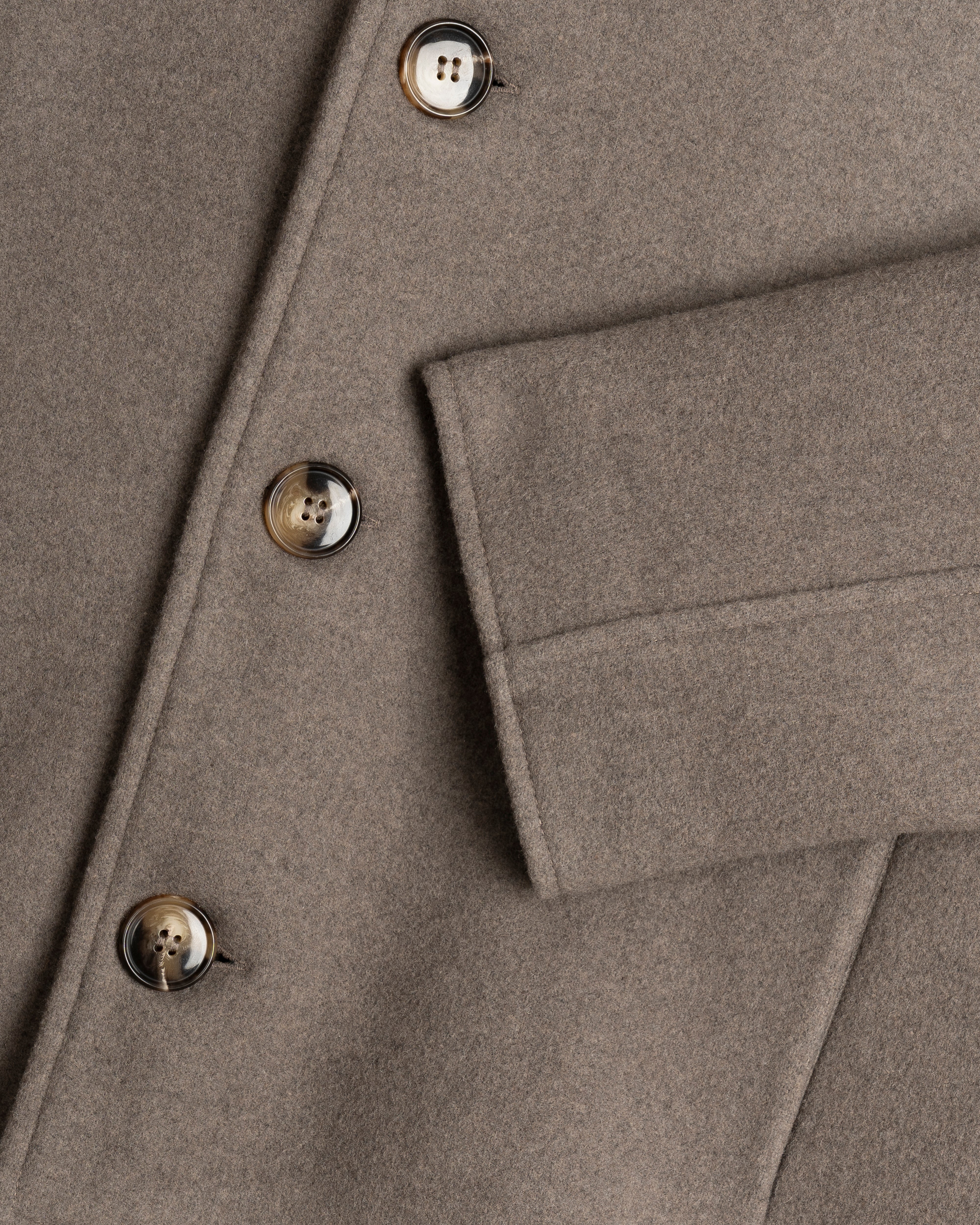 HIGH COLLAR WOOL JACKET