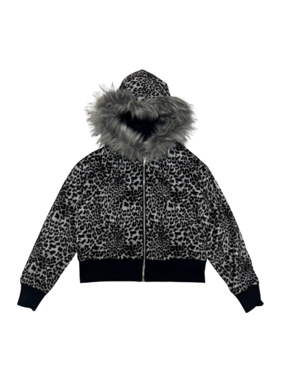 FUR ZIP HOODIE