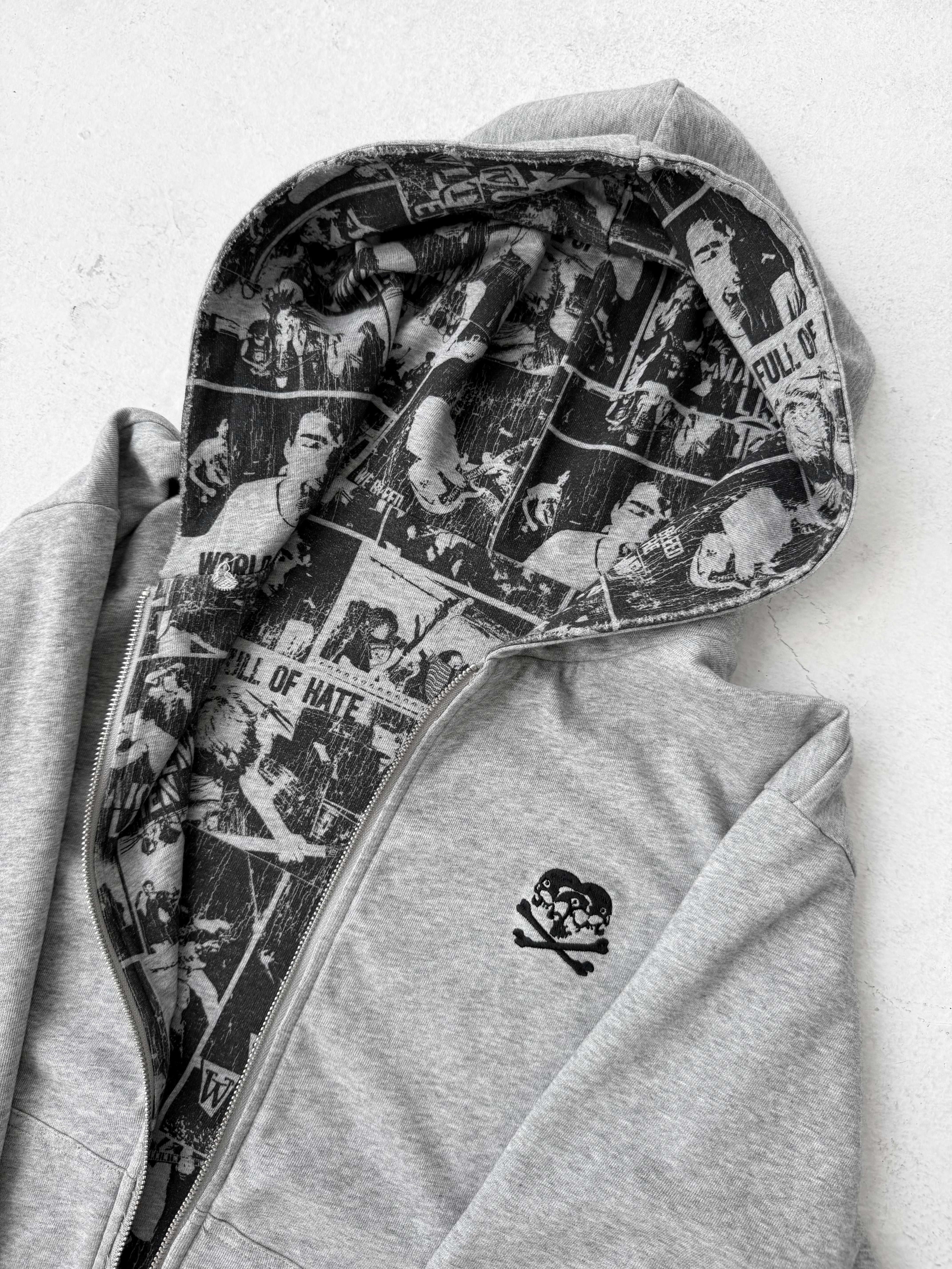 “Duality” Reversible Zip up Hoodie