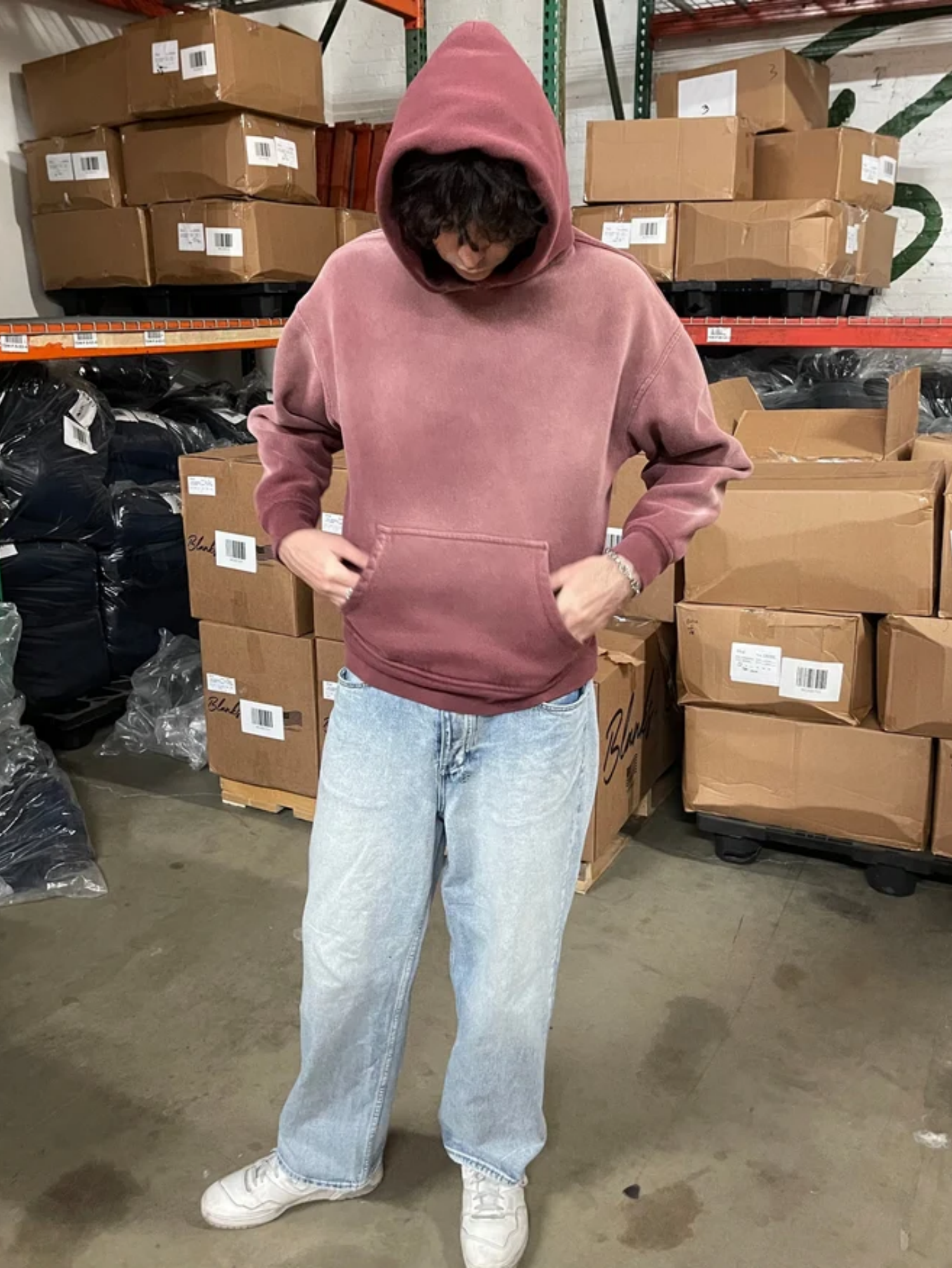FADED COTTON HOODIE
