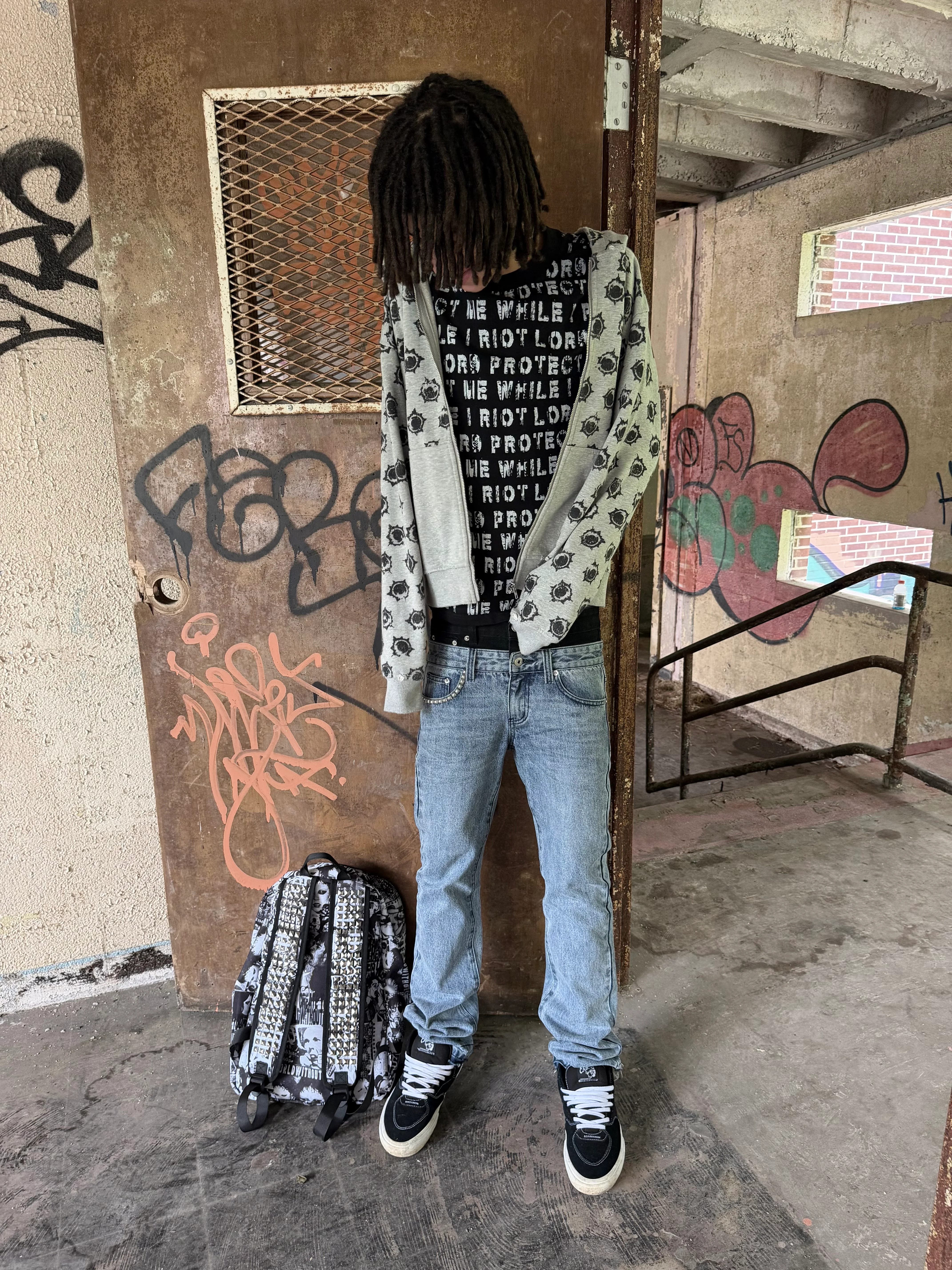 “Bullet Hole” Zip up Hoodie