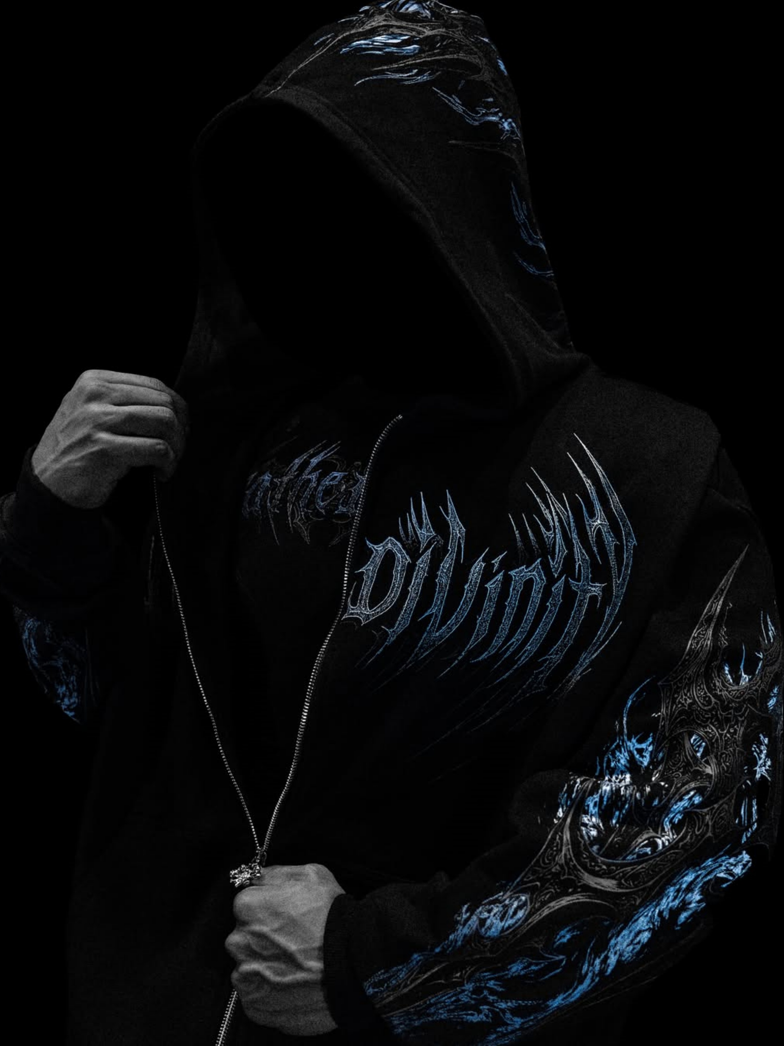 BERSERKER OVERSIZED ZIP-UP HOODIE