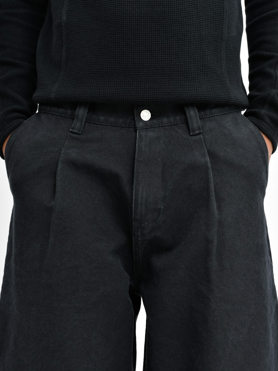 OKAYAMA PLEATED WIDE-LEG PANTS