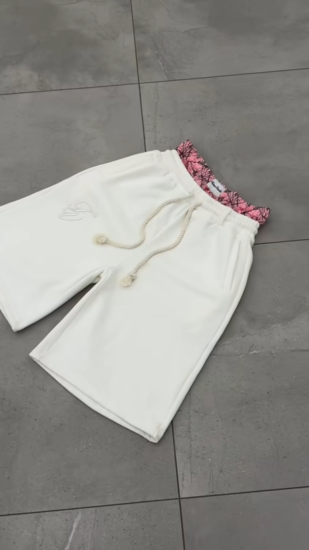 Double drawstring shorts