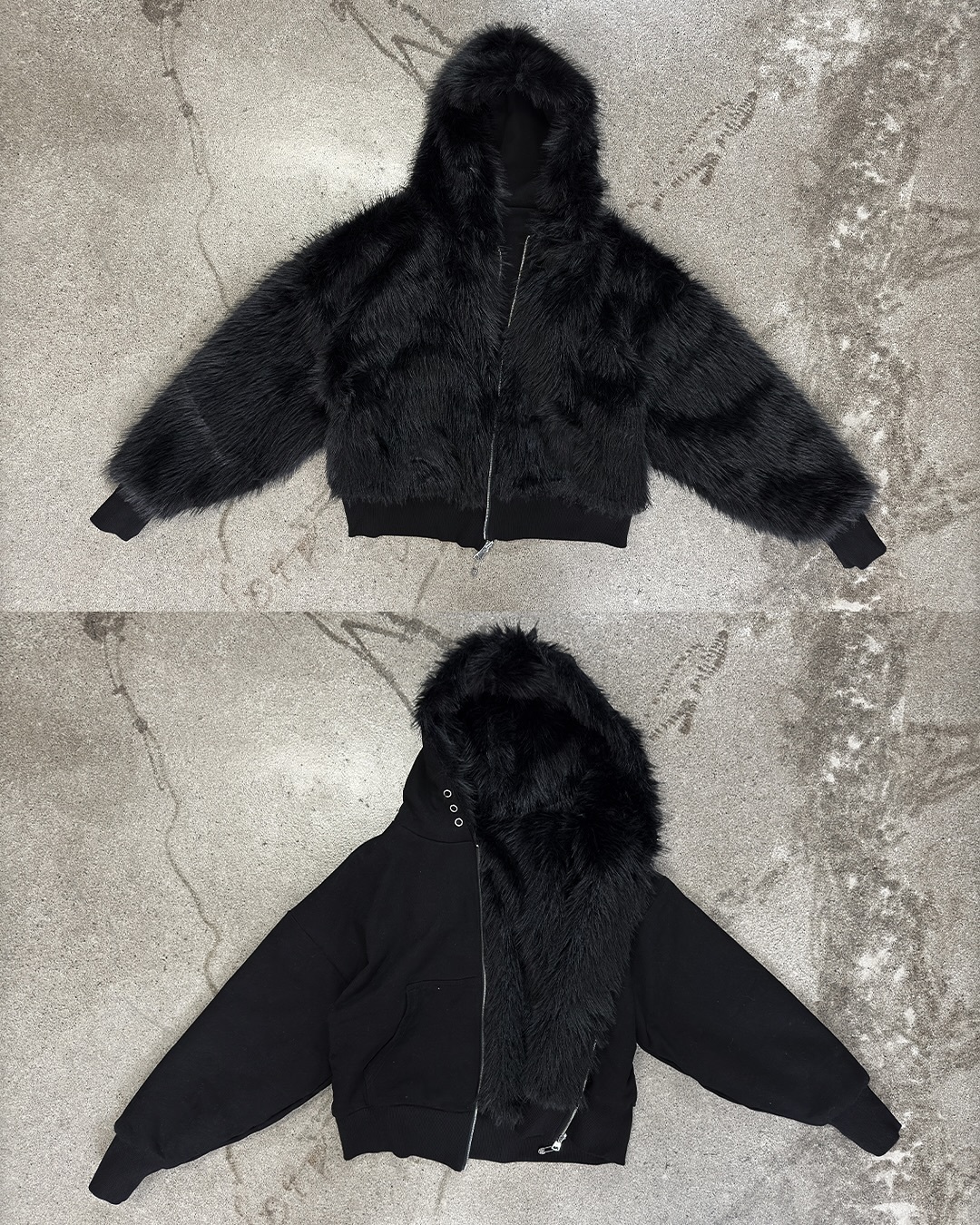 REVERSIBLE YETI HOODIE