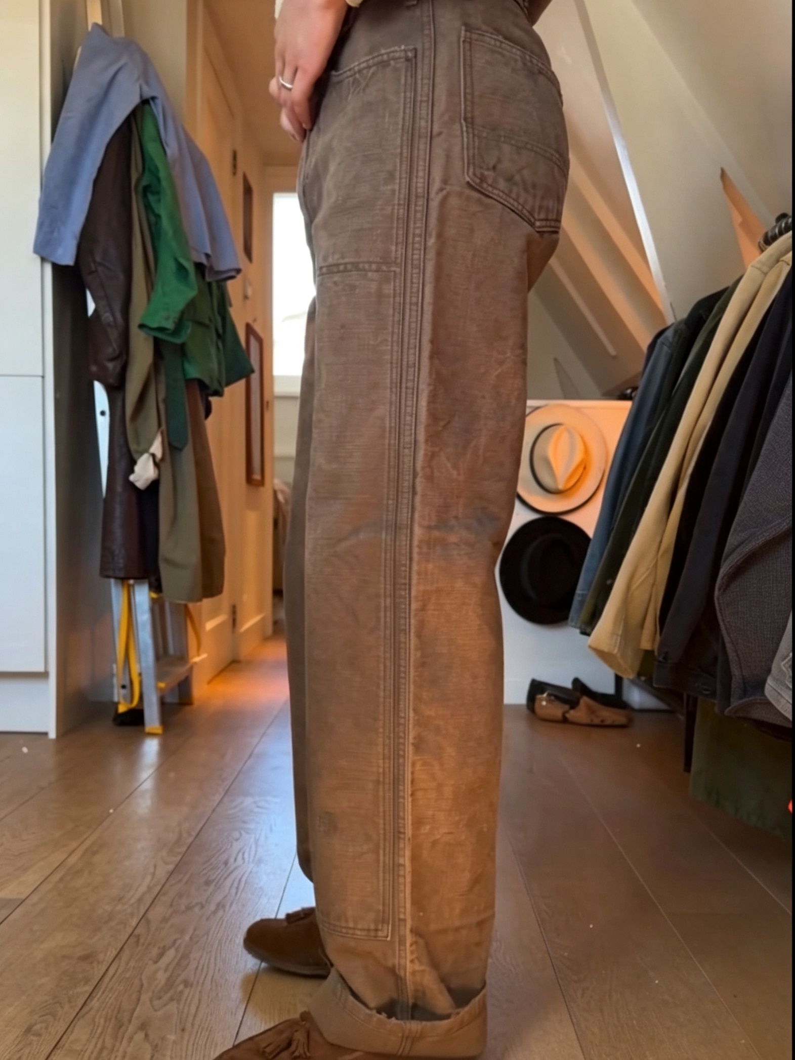 1880s-INSPIRED CANVAS TROUSERS