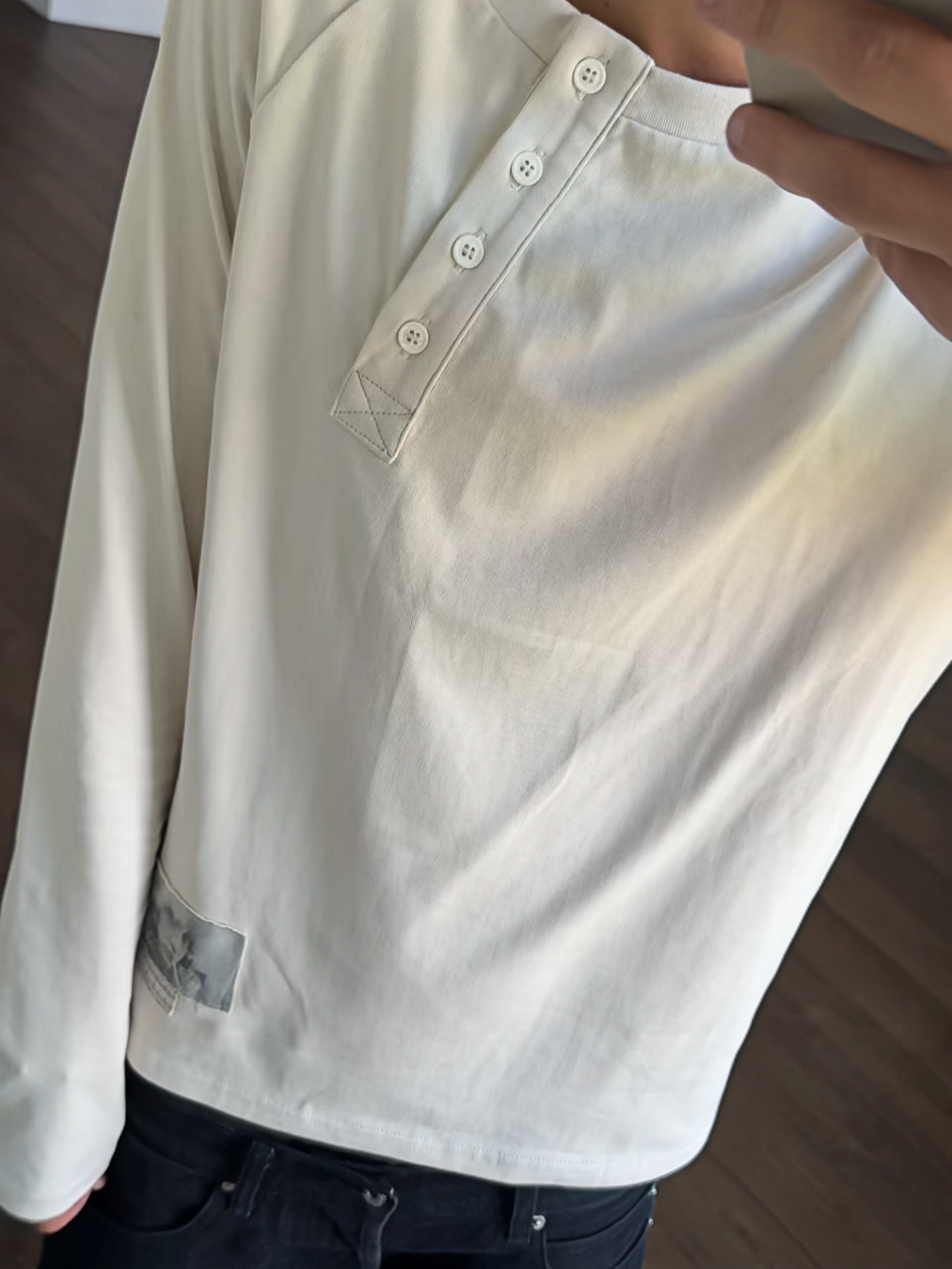 BUTTON PLACKET HENLEY