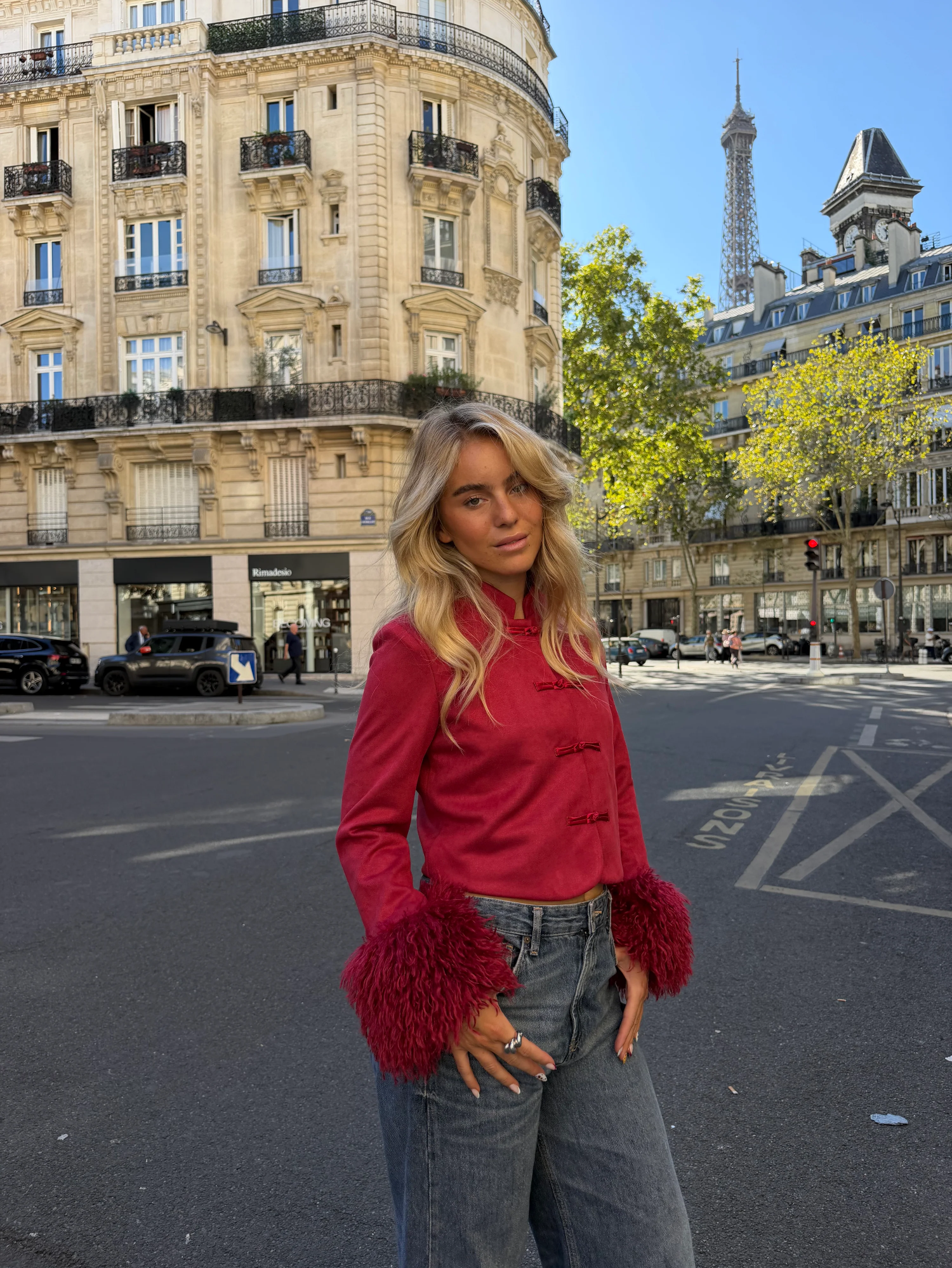 SUEDE FROG CLOSURE JACKET