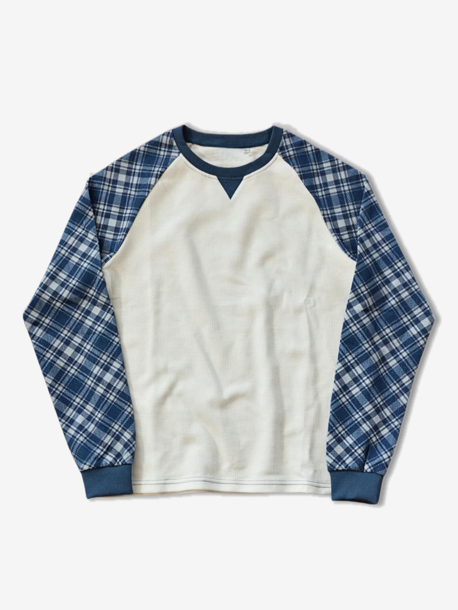 WAFFLE PATCHWORK LONG SLEEVE 